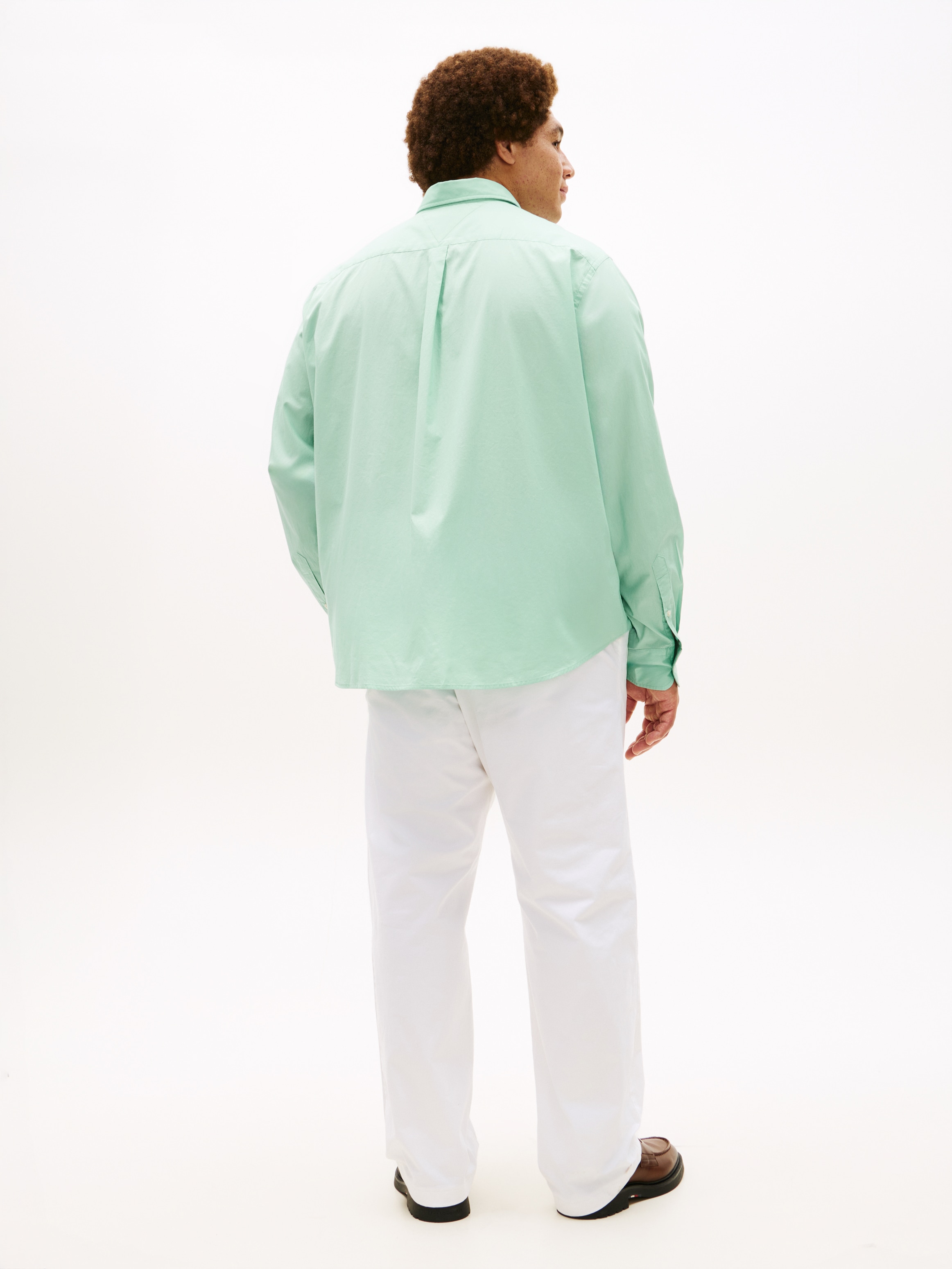 Tommy Hilfiger Big & Tall Langarmhemd »BT-FLEX POPLIN SOLID« Grosse Grössen, regular fit