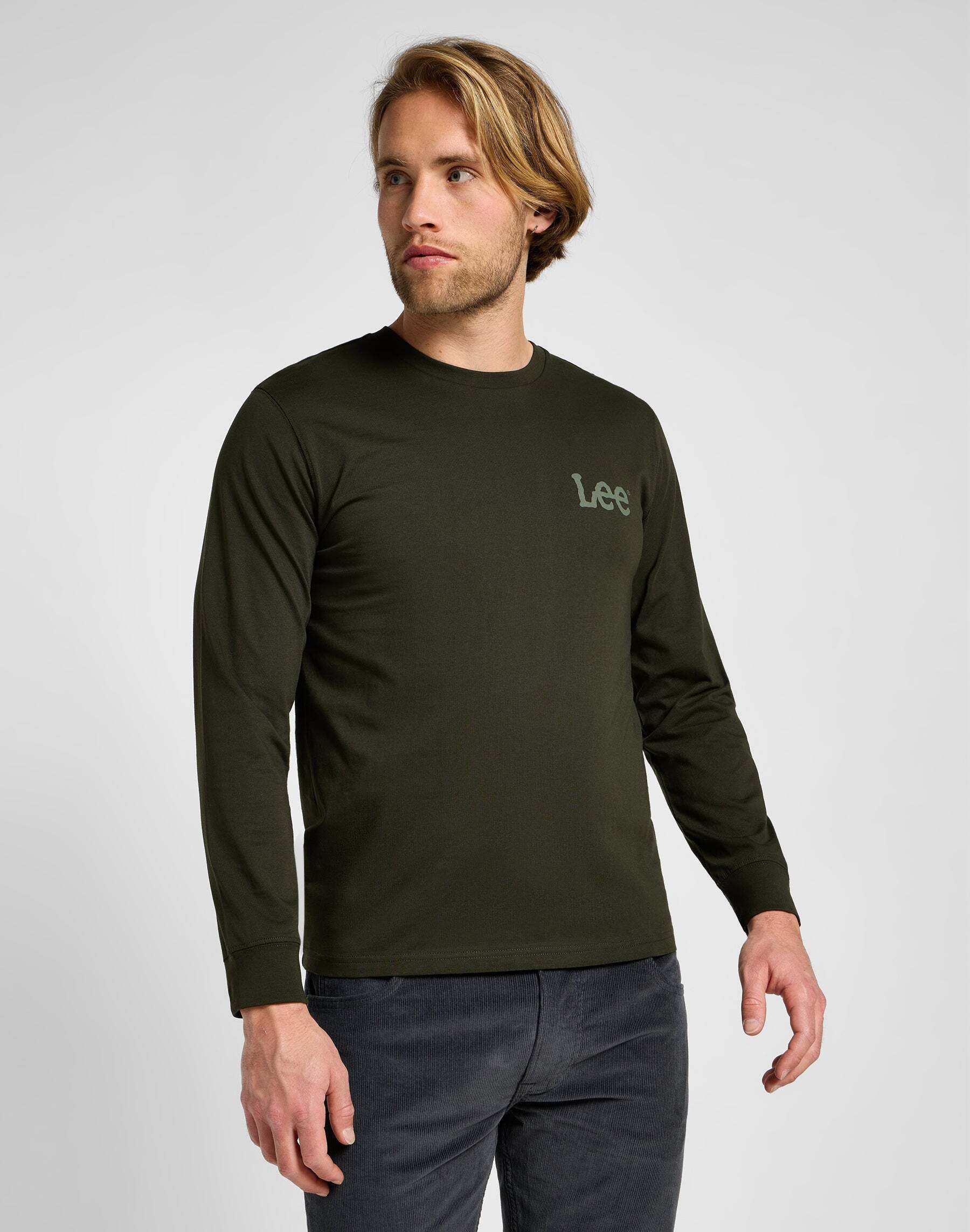 Longsweatshirt »LEE Langarmshirt Longsleeves Med Woblly Lee«