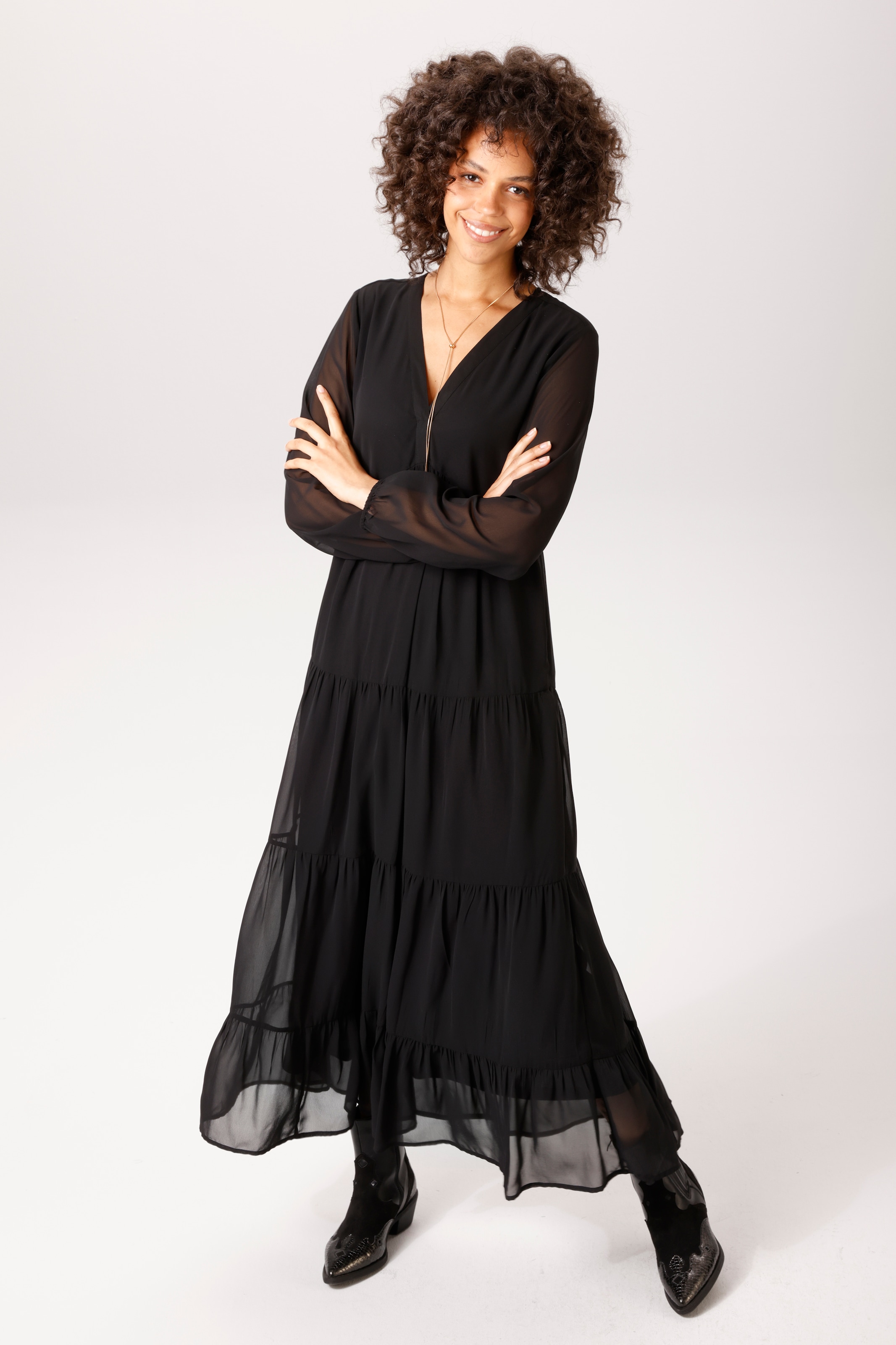 Image of Aniston CASUAL Maxikleid in trendiger Farbpalette - NEUE KOLLEKTION