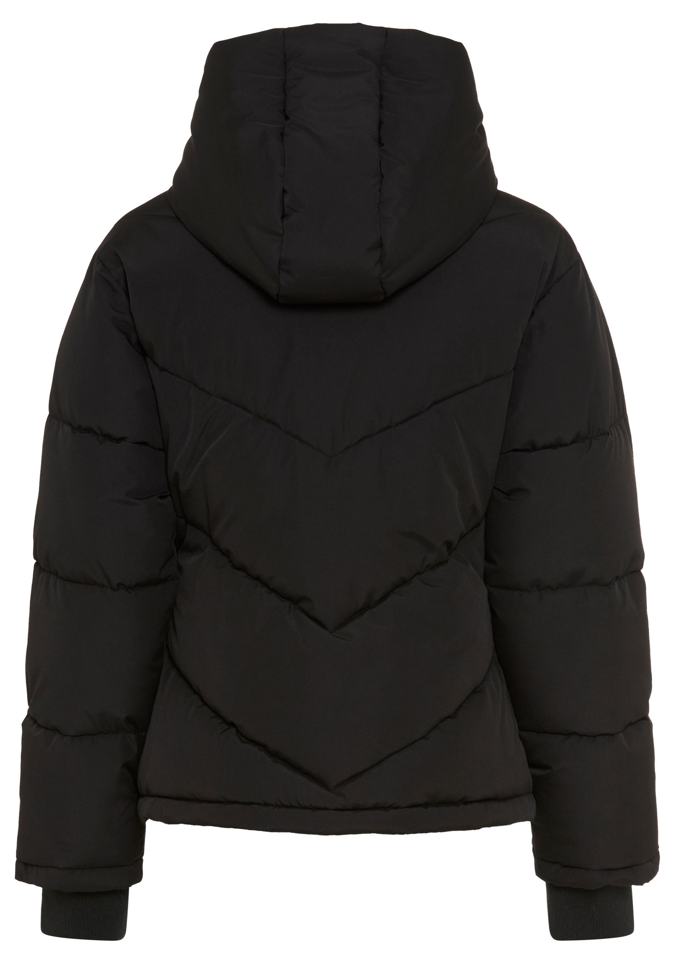 Polarino Steppjacke mit Kapuze Puffer Jacke mit Kapuze, figurumspielend, wärmend
