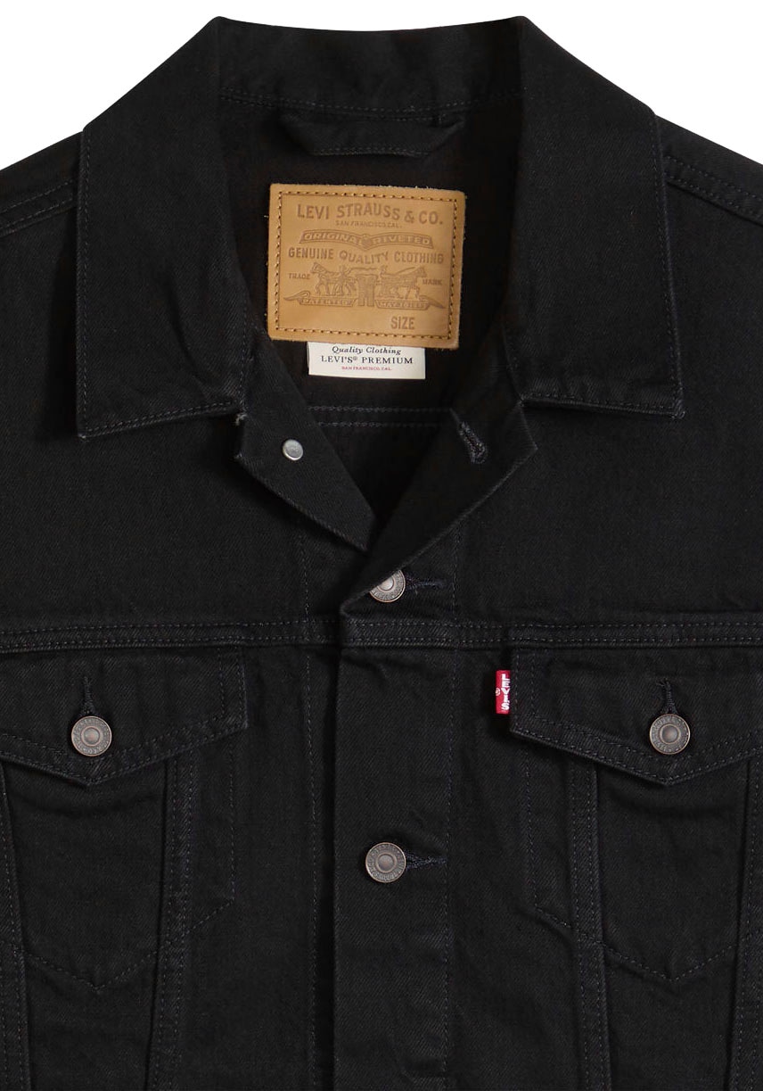 Levi's® Veste en jean »VINTAGE FIT TRUCKER JKT« sans capuche avec patte de boutonnage