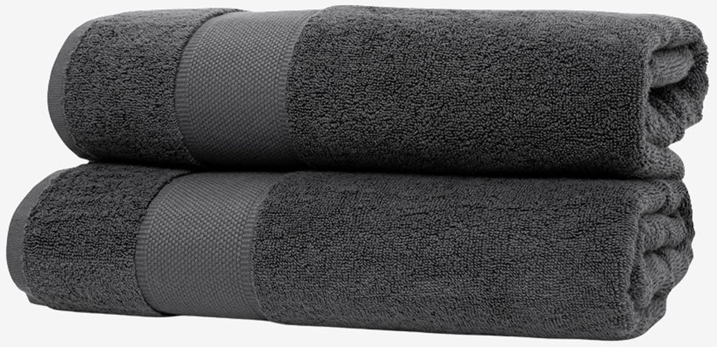 Wolkenfeld Duschtücher »Premium Low-Twist Baumwolle 550 g/m² – 2 grosse Duschtücher« 70×140 cm – weich, saugfähig und ideal für Bad & Wellness