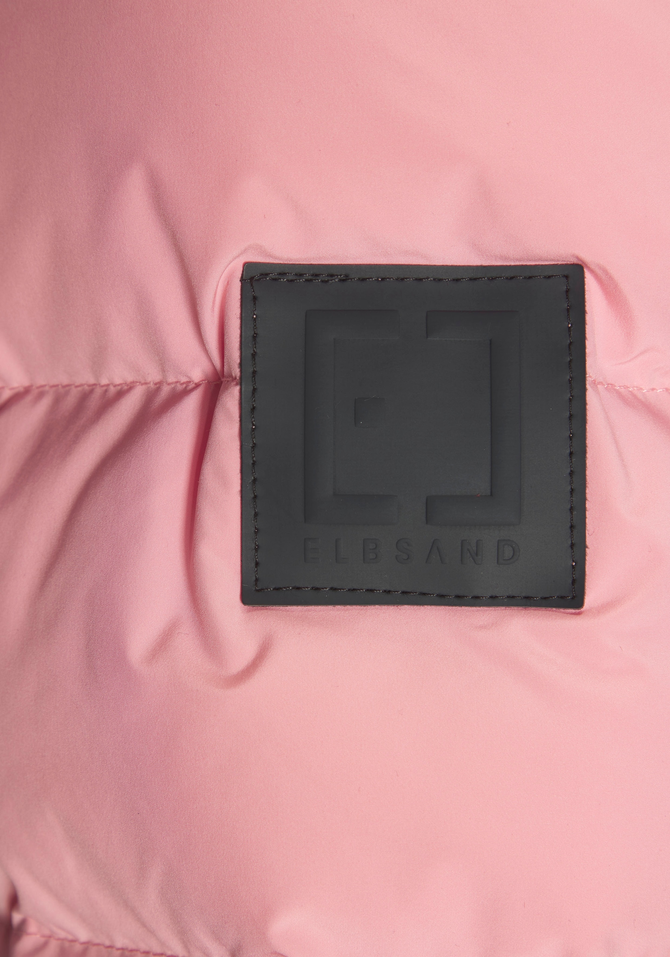 Elbsand Steppjacke mit grossem seitlichen Logo-Print