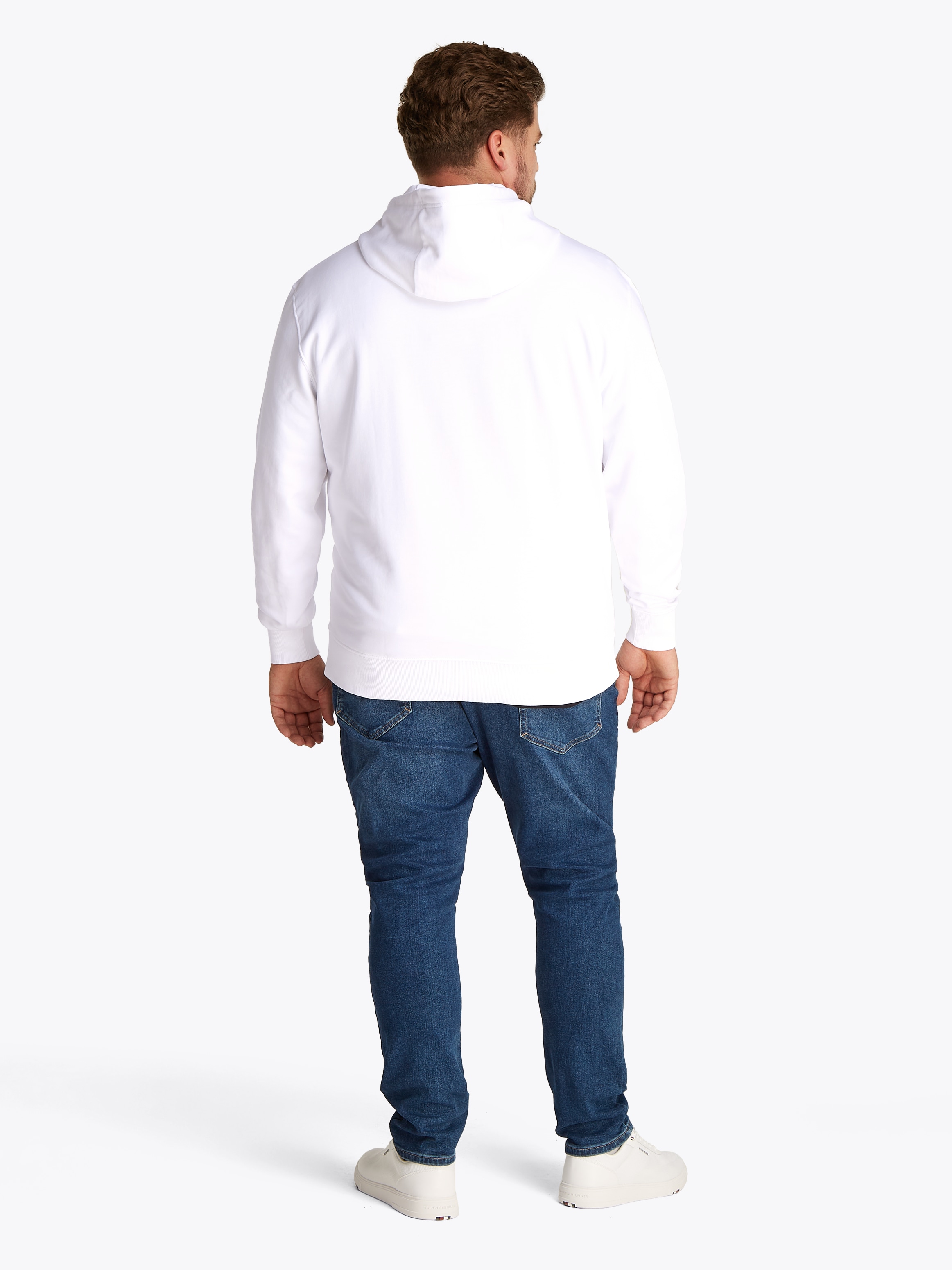 Tommy Hilfiger Big & Tall Kapuzensweatshirt »BT-HILFIGER CENTER STACK HOODY-B«, Grosse Grössen