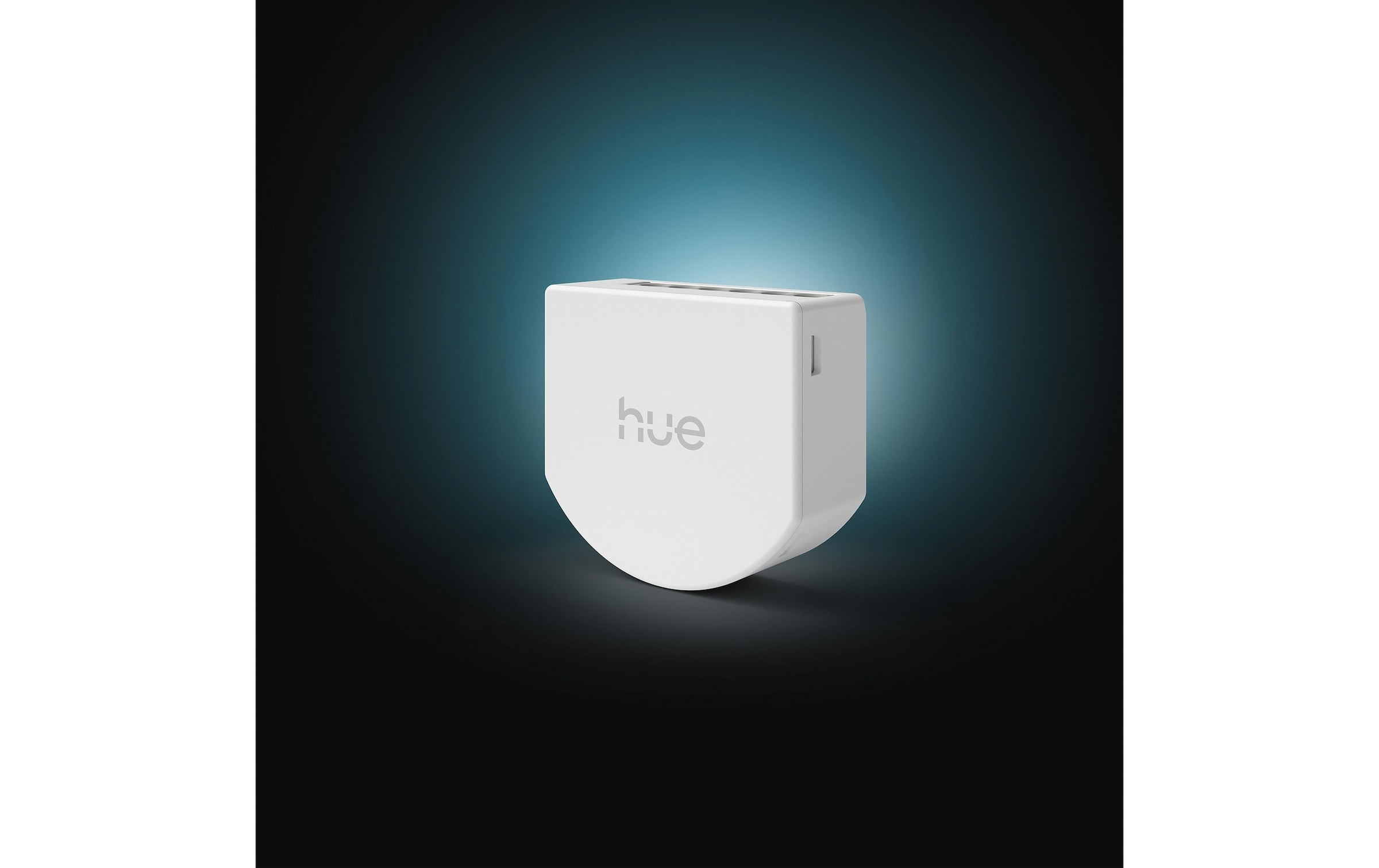 Philips Hue Élément de commande smart home »Wandschaltermodul, für nicht smarte Lampen (Ein/Aus), Netzbetrieb« 2 canaux/2C (6A / 400W LED / 1.380W halogène), commande via application et vocale, 1 : Bleu foncé/Gris uni clair