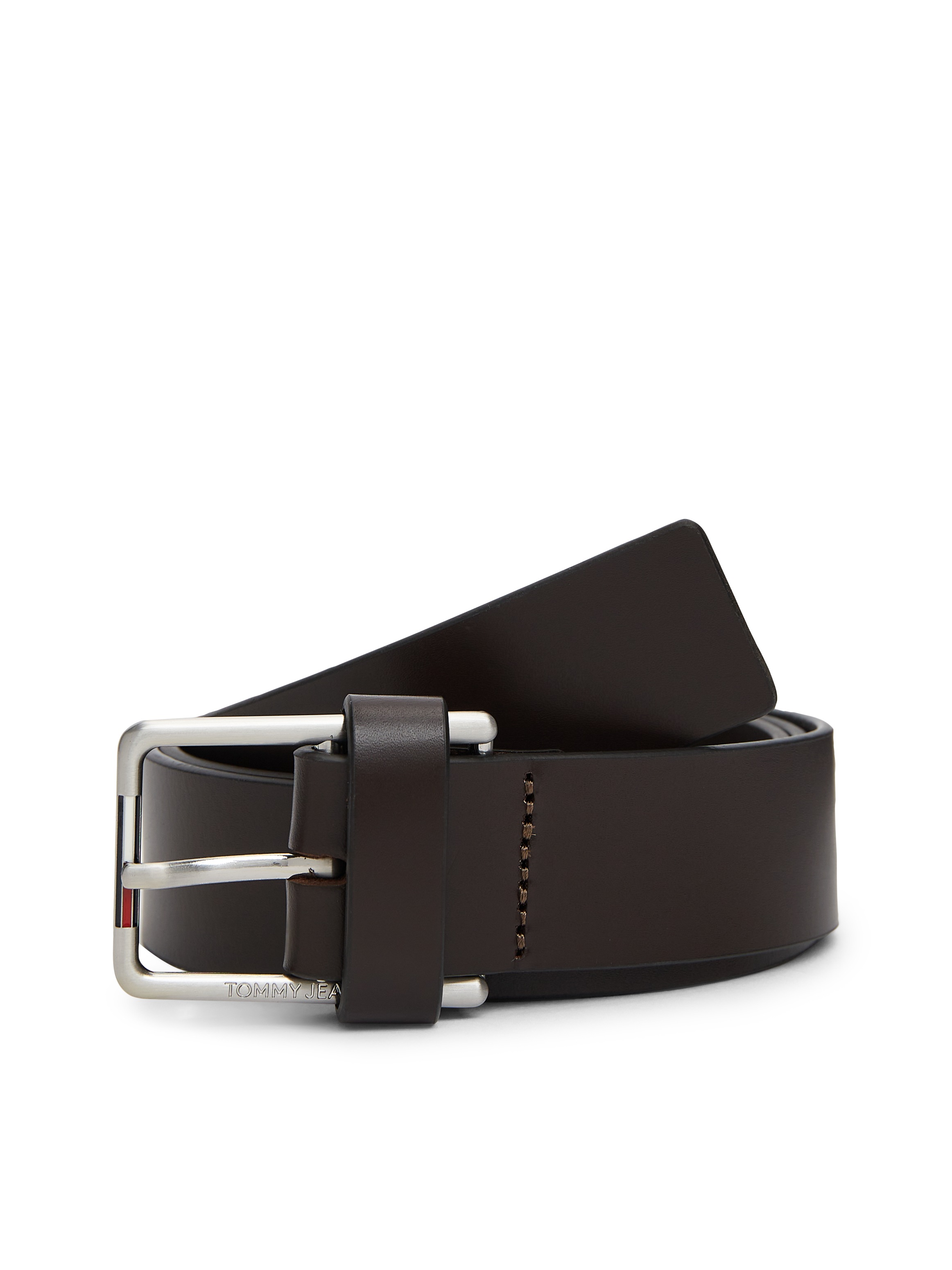 Tommy Jeans Ceinture en cuir »TJM AUSTIN 3.5« Grössenverstellbar mit Label-Details an der Schliesse