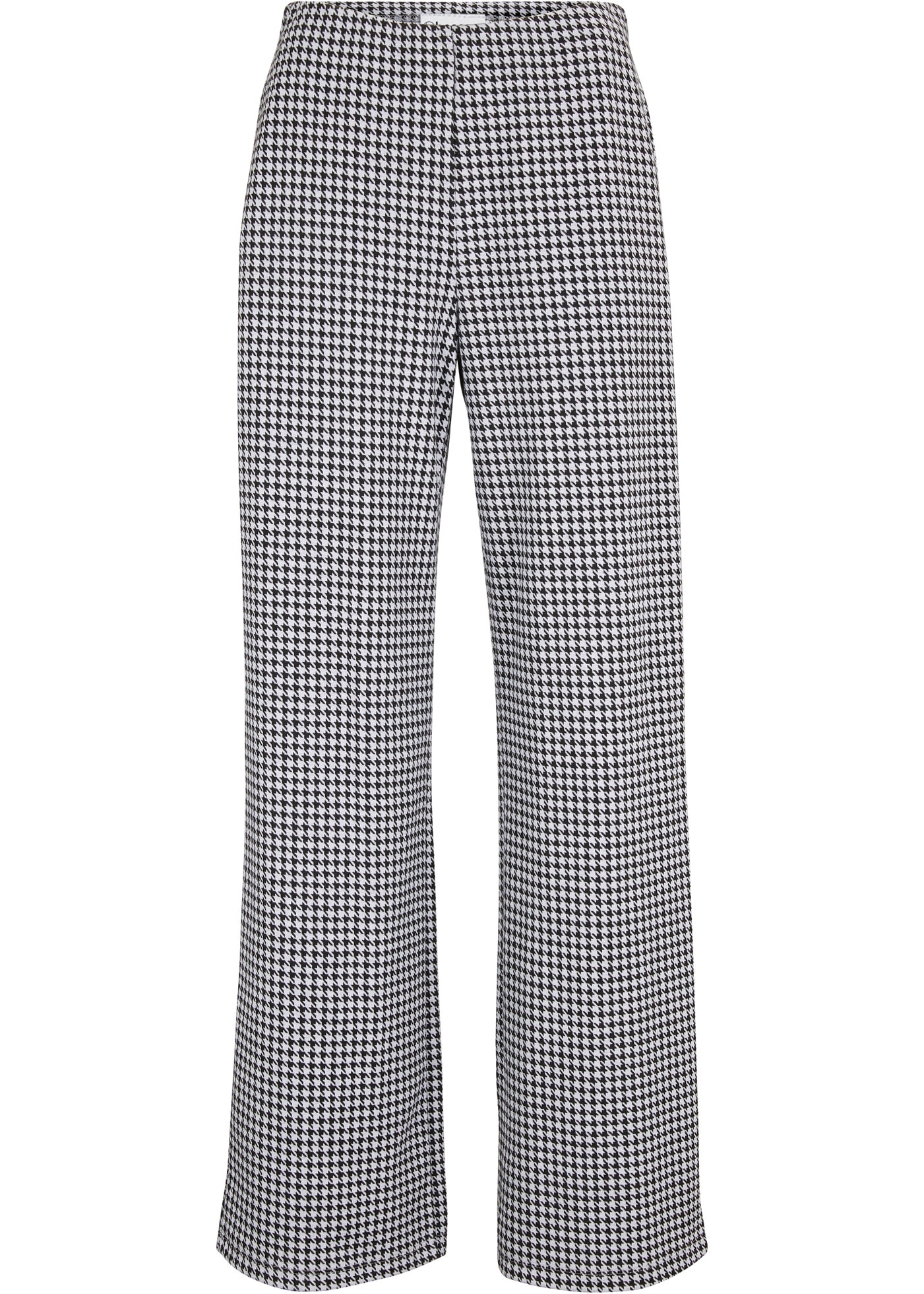bonprix Pantalon stretch  Stretch-Material, mit Hahnentrittmuster, Loose Fit Passform