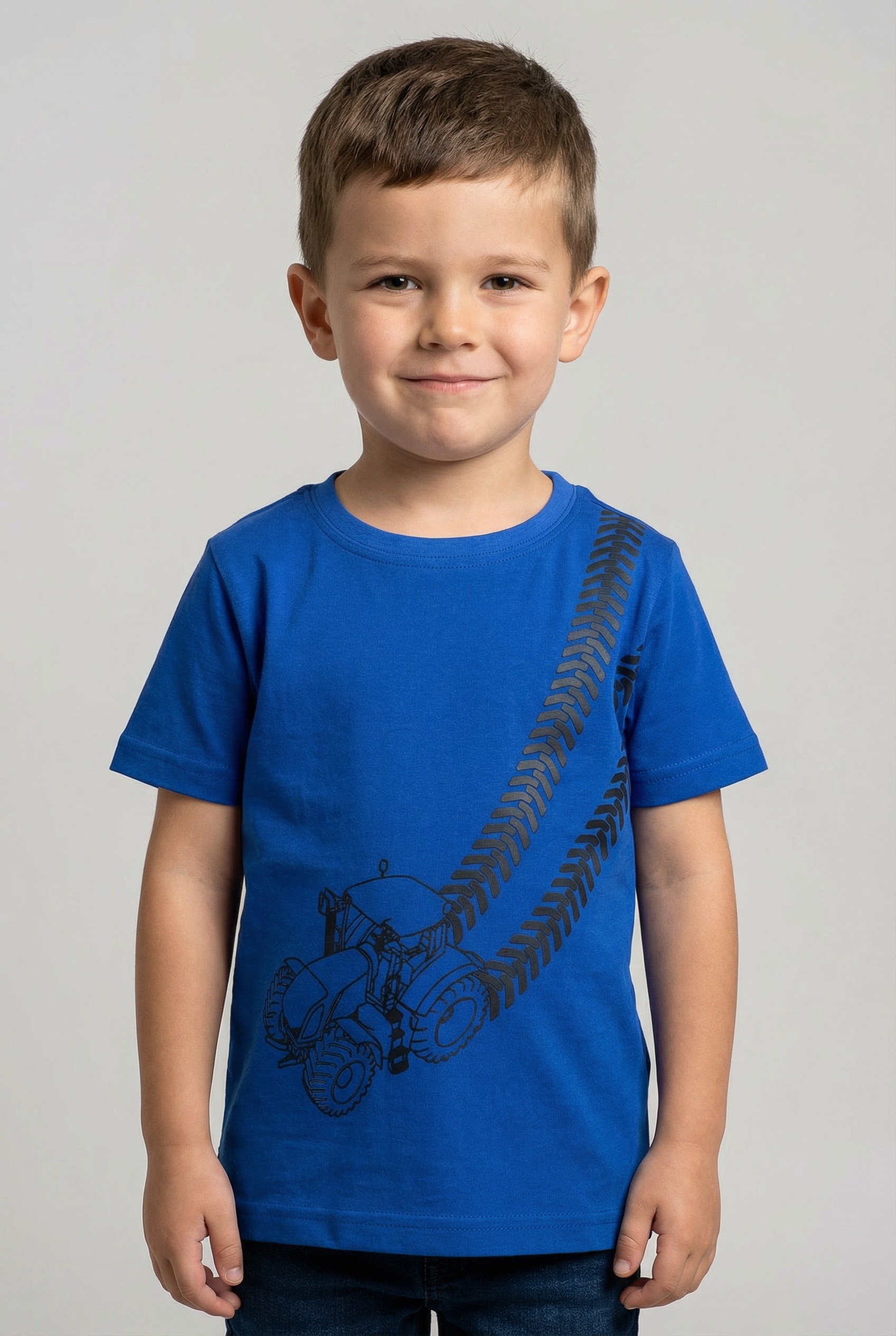 Image of Blue Seven T-Shirt Basic-Passform, mit Druckapplikation, unifarben oder bedruckt