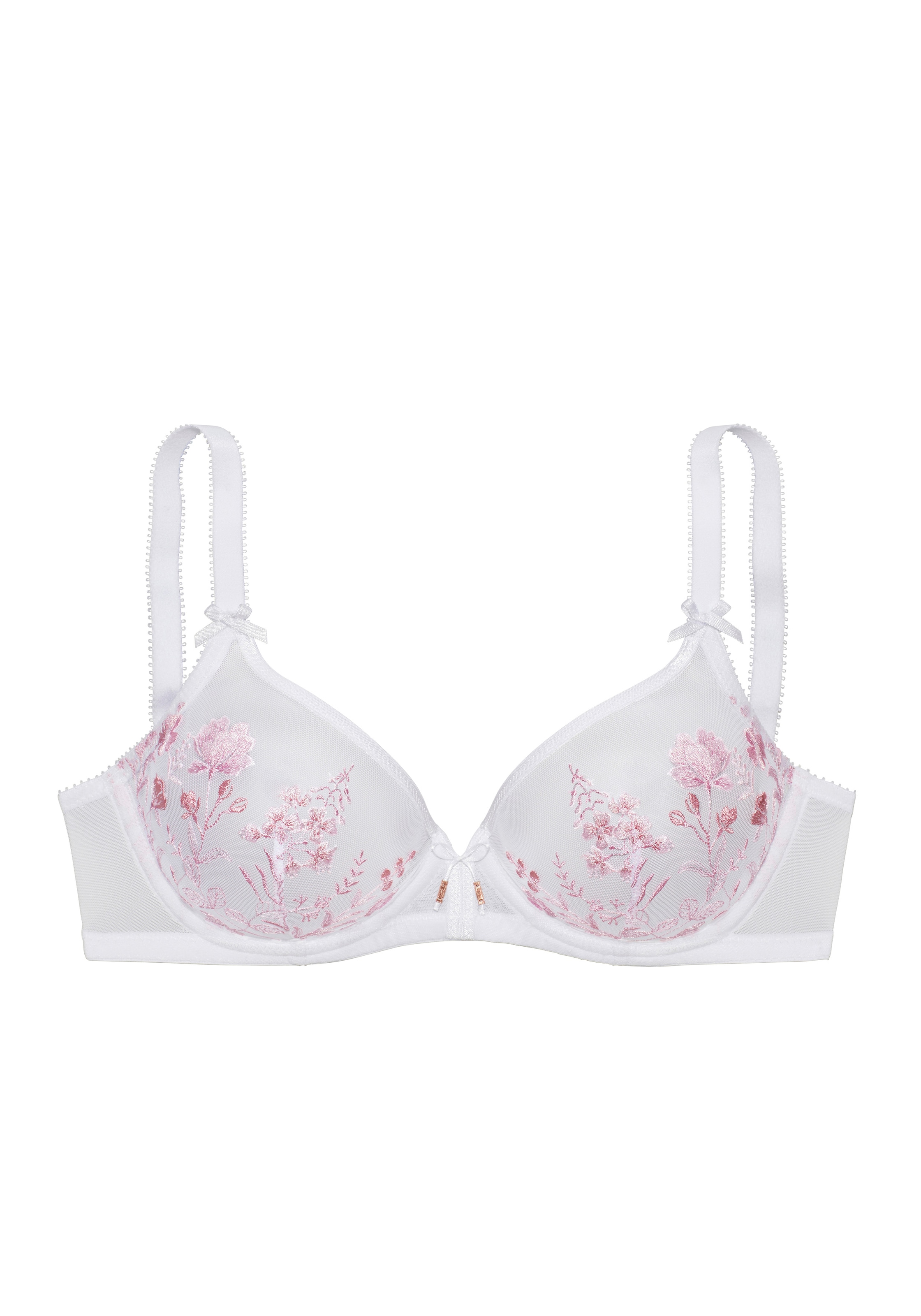 LASCANA Bügel-BH »Maria« mit Blumen aus edler Stickereispitze – auch ideal für grosse Grössen