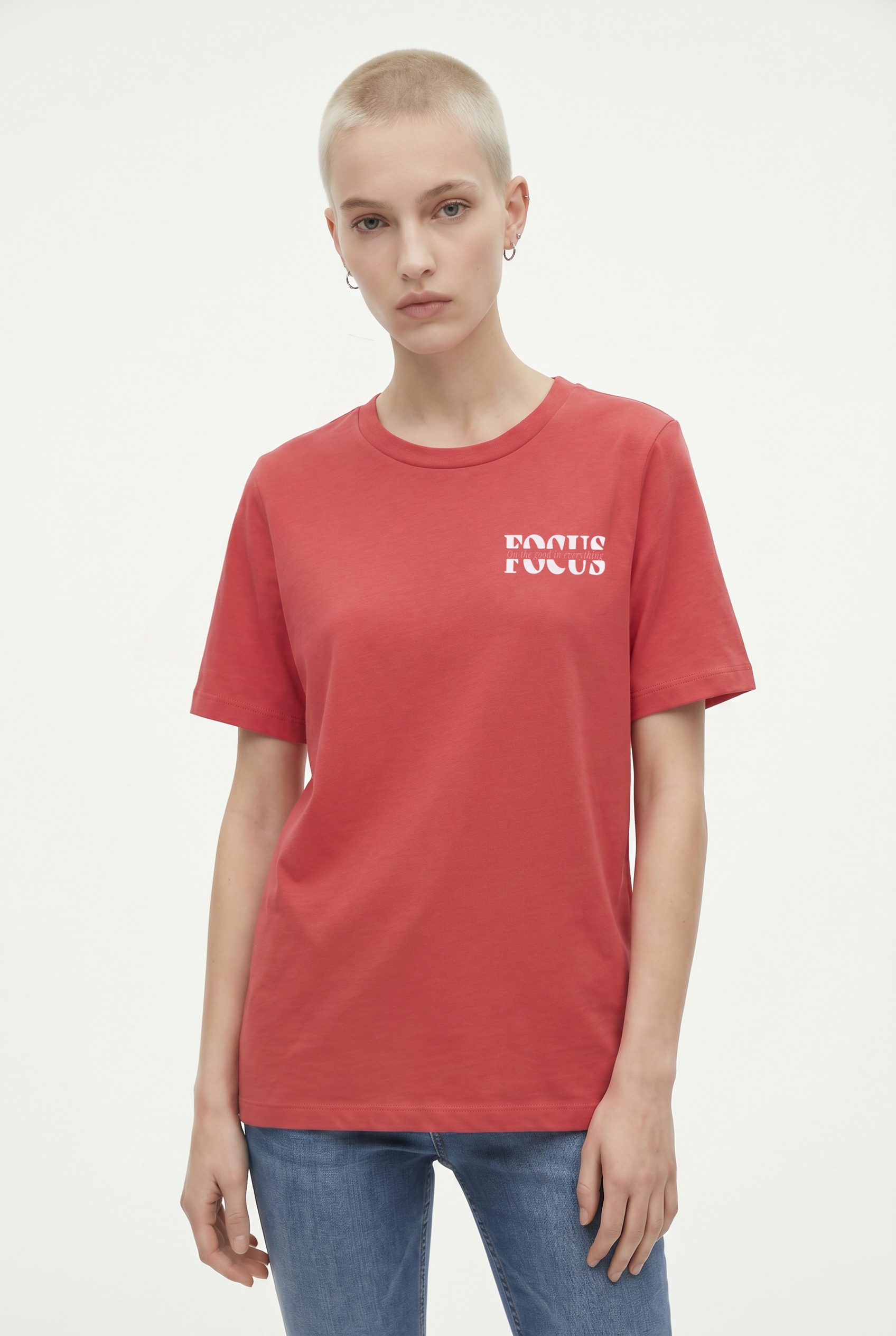 Vero Moda T-shirt à manches courtes »VMHEIDI PAULINA SS TOP BOX JRS« coton, coupe régulière