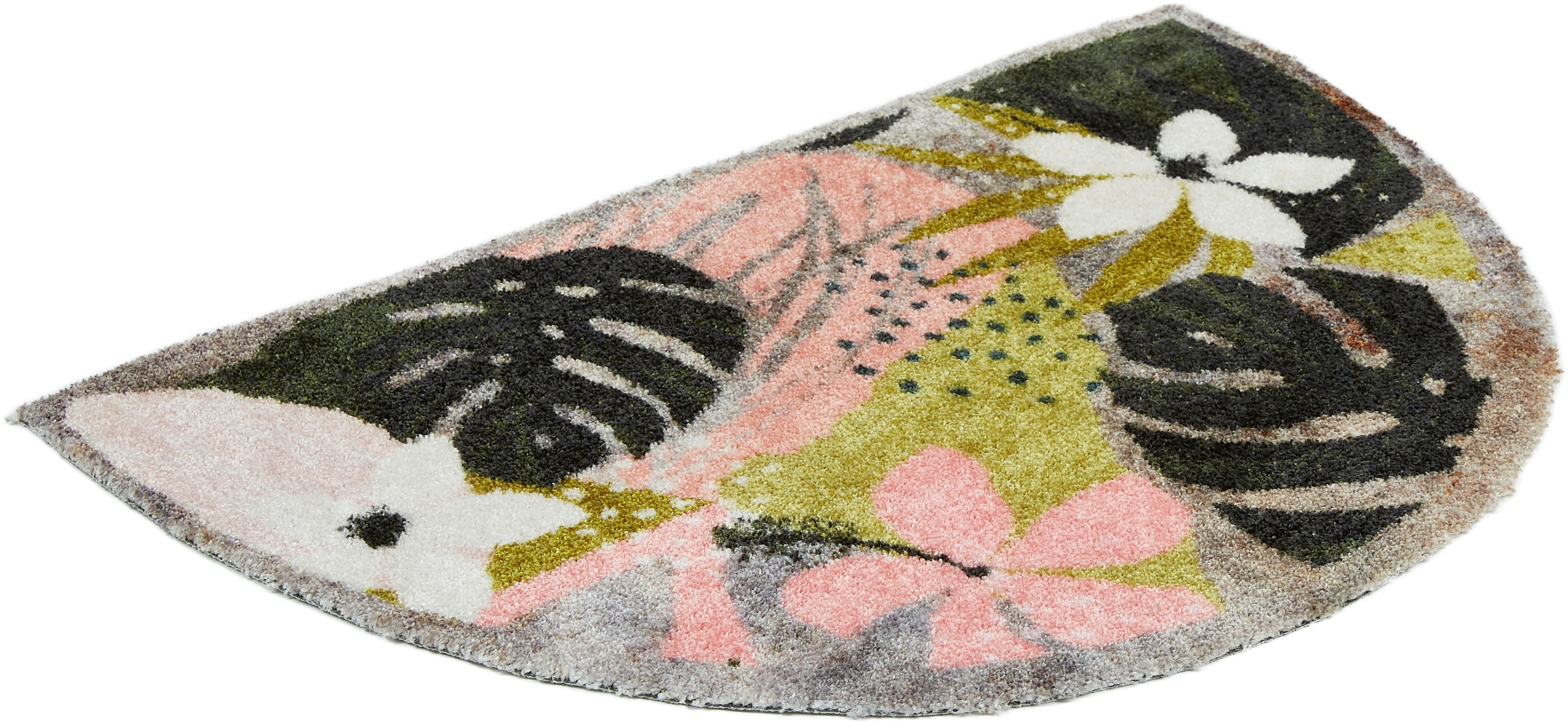 ASTRA Fussmatte »Pure&Soft 013« halbrund 7 mm Höhe Sauberlaufmatte, weiche Oberfläche, waschbar, rutschfest