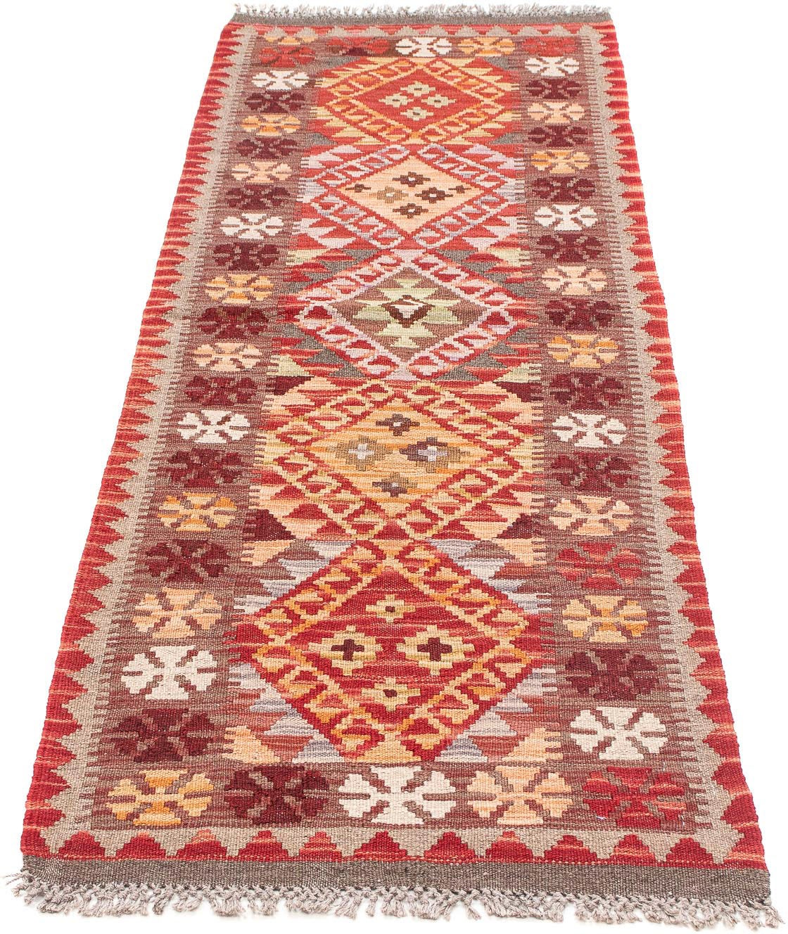 Image of morgenland Läufer »Kelim Maimene Medaillon 395 x 72 cm«, rechteckig, 0,5 mm Höhe, Wendeteppich bei Ackermann Versand Schweiz