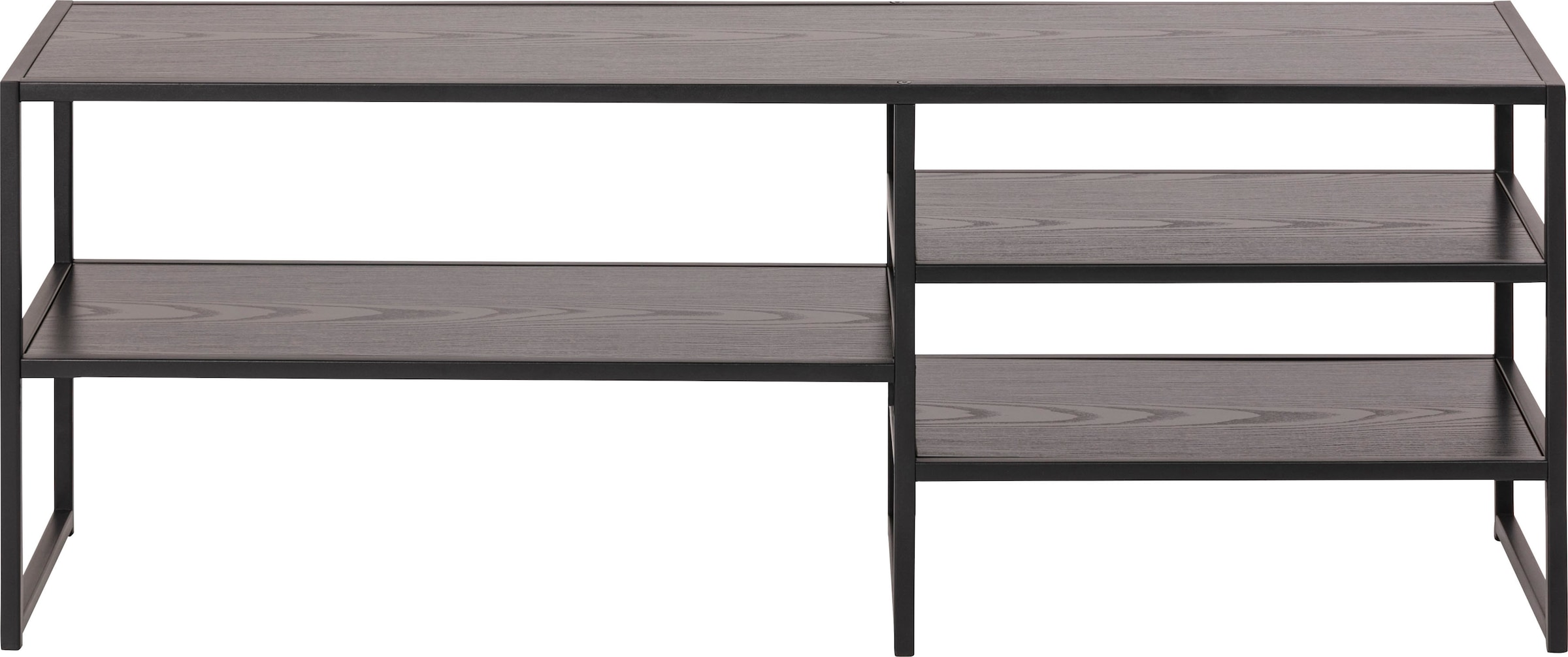 Image of ACTONA GROUP TV-Schrank Metallgestell im Industrie-Look, 3 Einlegeböden, Breite 120 cm