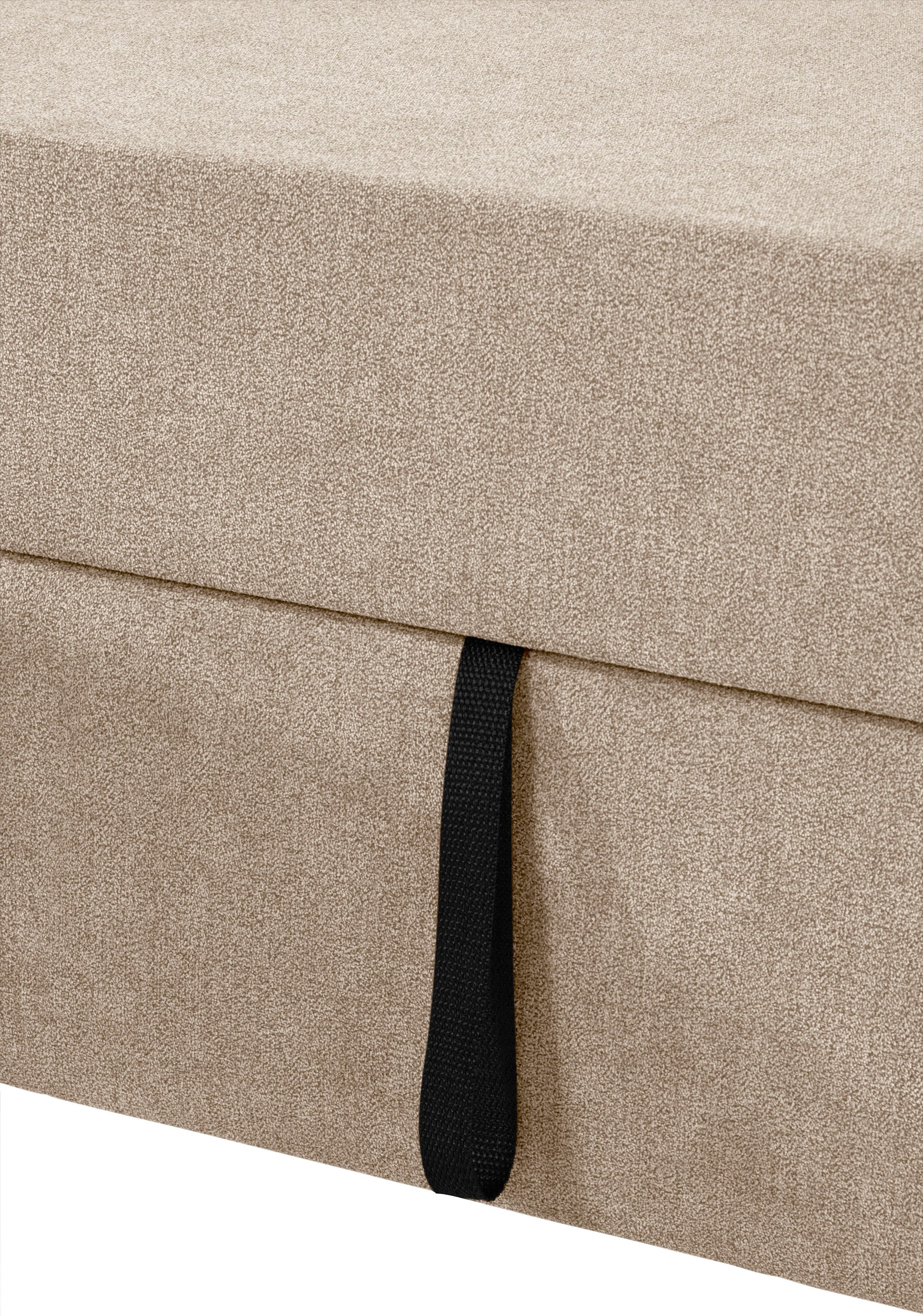 DOMO collection Ecksofa »Sarafina zeitlos und komfortabel, optional mit Federkern, L-Form«, wahlweise mit Bettfunktion