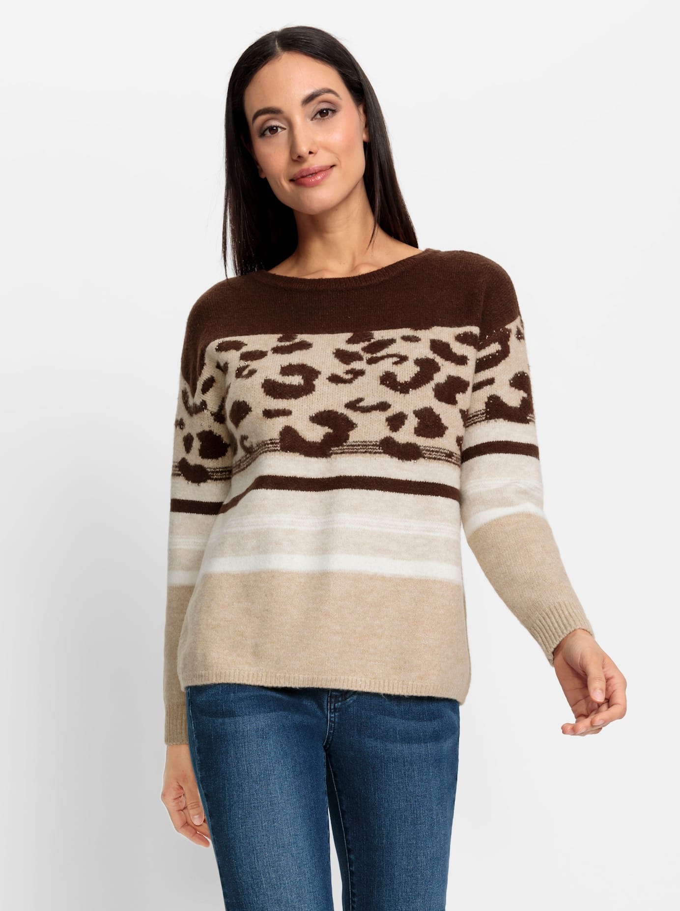 Image of RICK CARDONA by heine Jacquardpullover "Pullover"