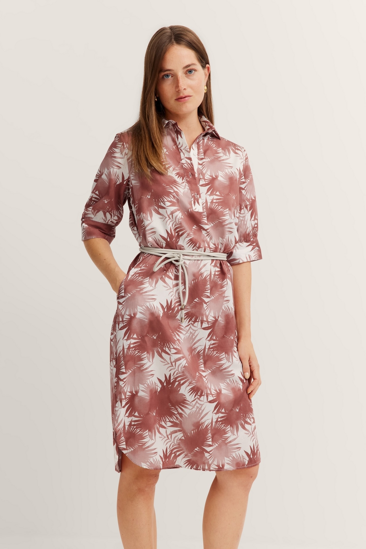 Image of bugatti Hemdblusenkleid mit halber Knopfleiste