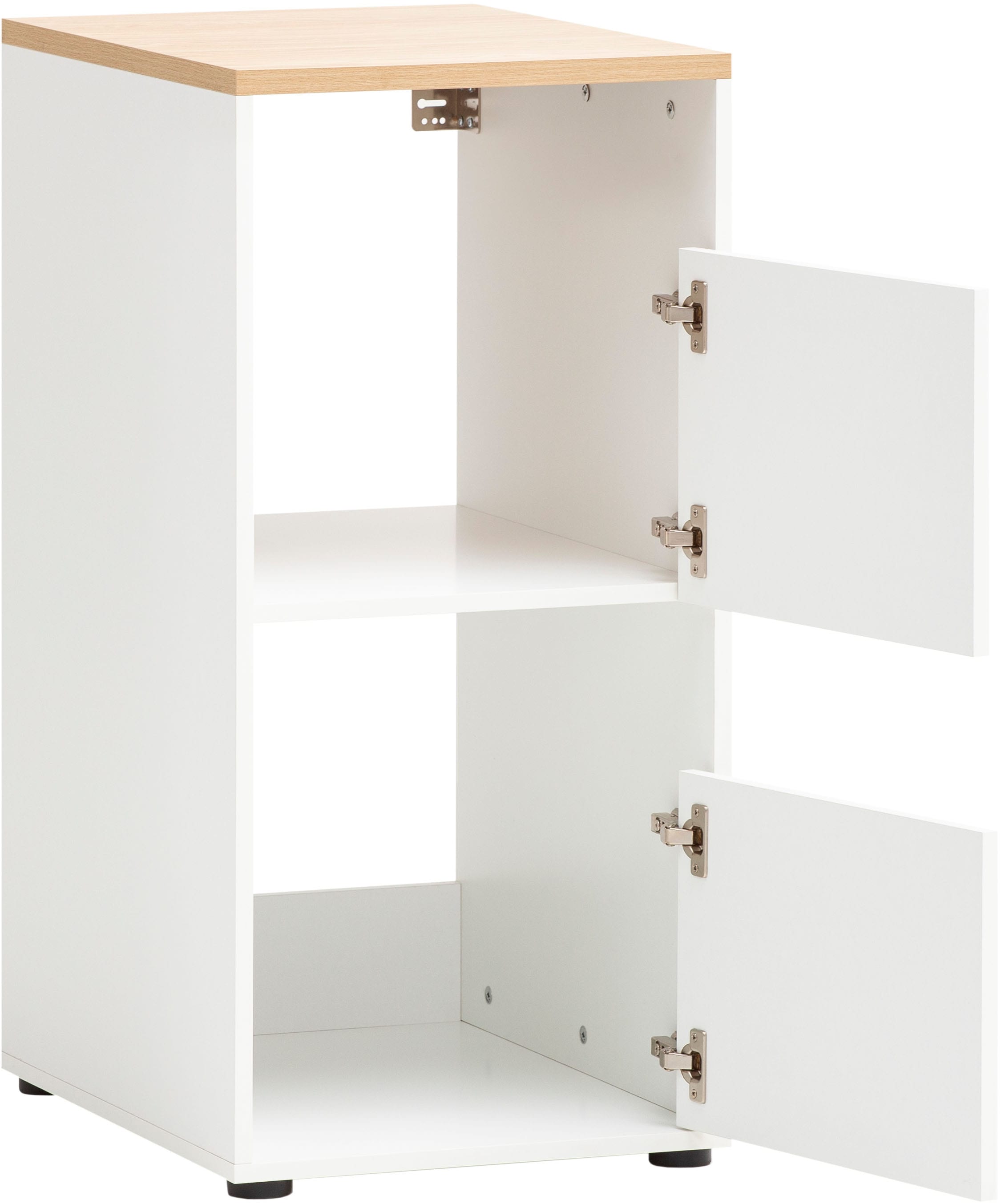 Schildmeyer Wäscheschrank »Solea, Breite 45 cm« Zwei Wäscheschächte, Wechselbarer Türanschlag