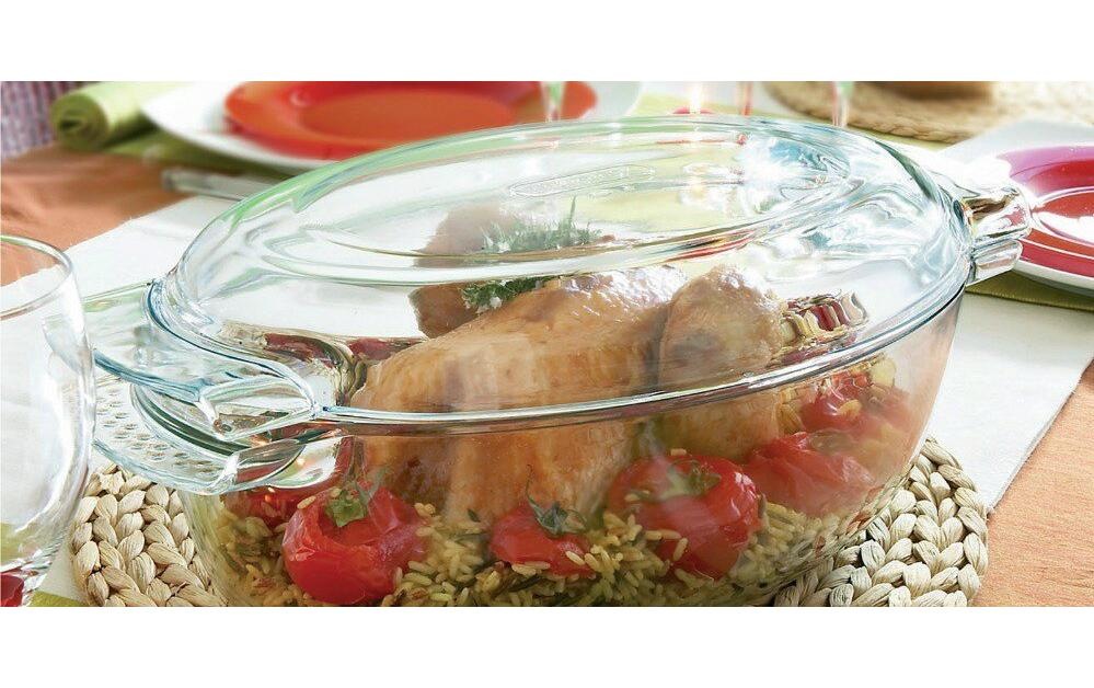 PYREX Kochtopf »4,5 L, 38 x 23 x 15 cm«, Glas