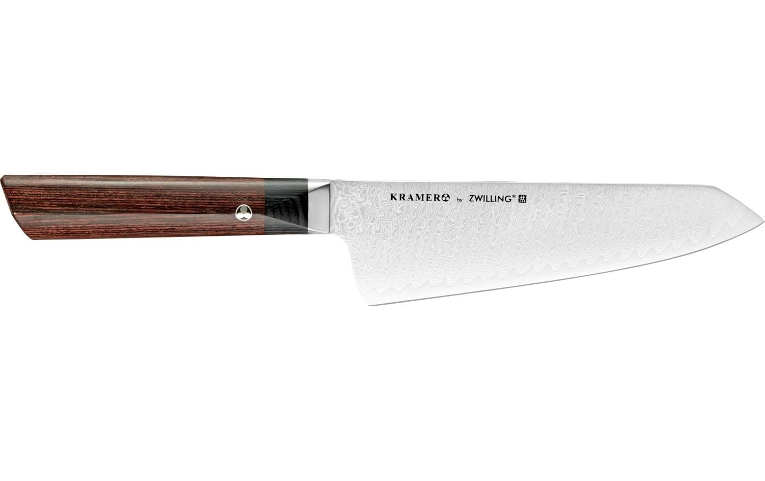 Image of Zwilling Santokumesser "Kramer Meiji 18 cm" Japanisches Santokumesser mit markanter Damast-Klinge