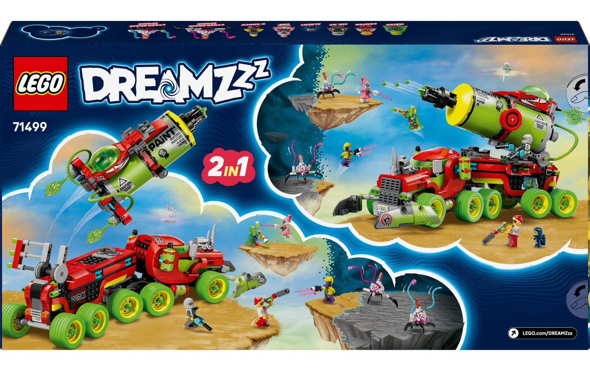 LEGO® Spielbausteine »DreamZzz Mateos Sprühdosen-Truck 71499«