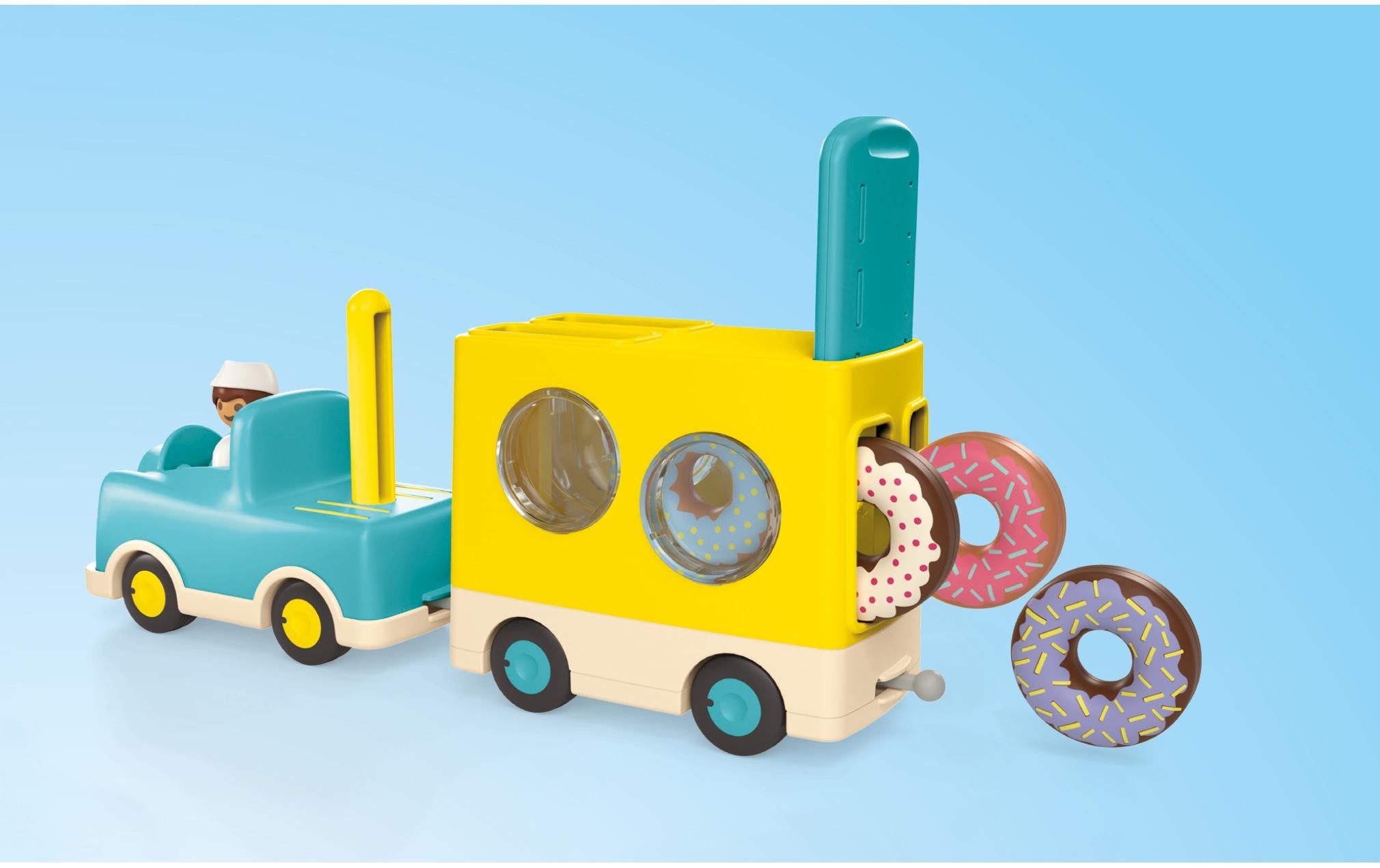 Playmobil® Spielbausteine »Junior Verrückter Donut Truck 71702«
