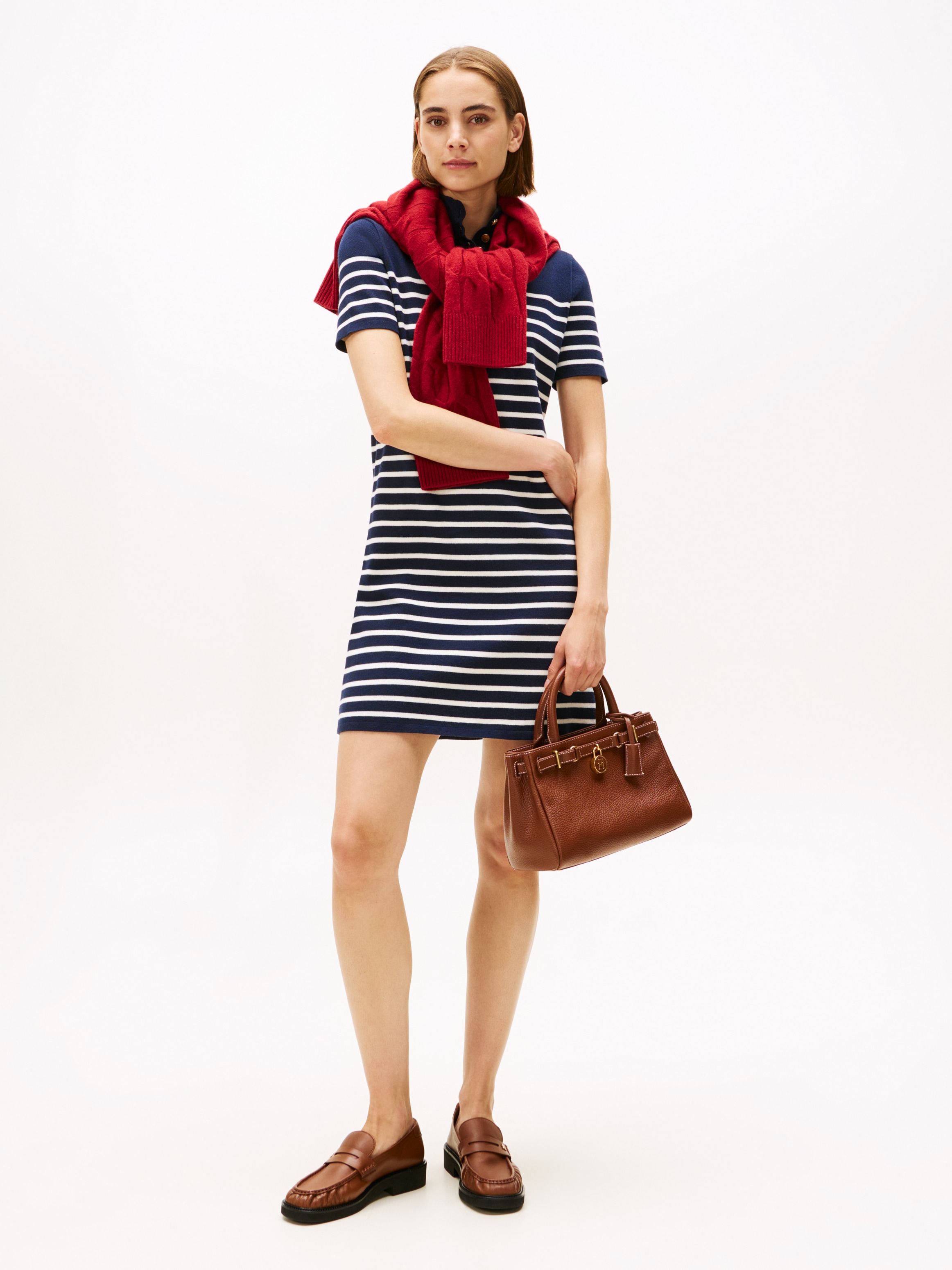 Image of Tommy Hilfiger Jerseykleid "CO JERSEY MID GG SHIFT S/S DRESS"
