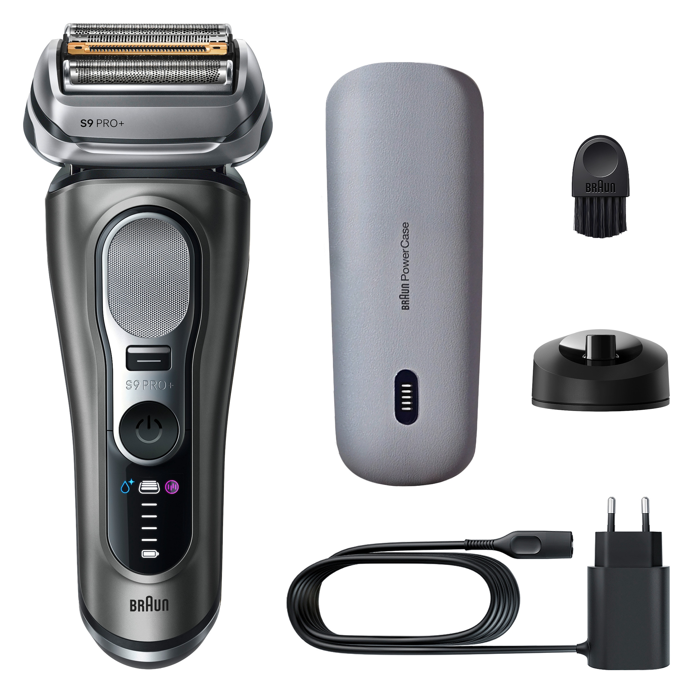 Braun Rasoirs électriques »Series 9 9625s« Tondeuse de précision intégrée Pro-SensoAdapt, 5+1 lames de précision ultra-fines, étui de chargement