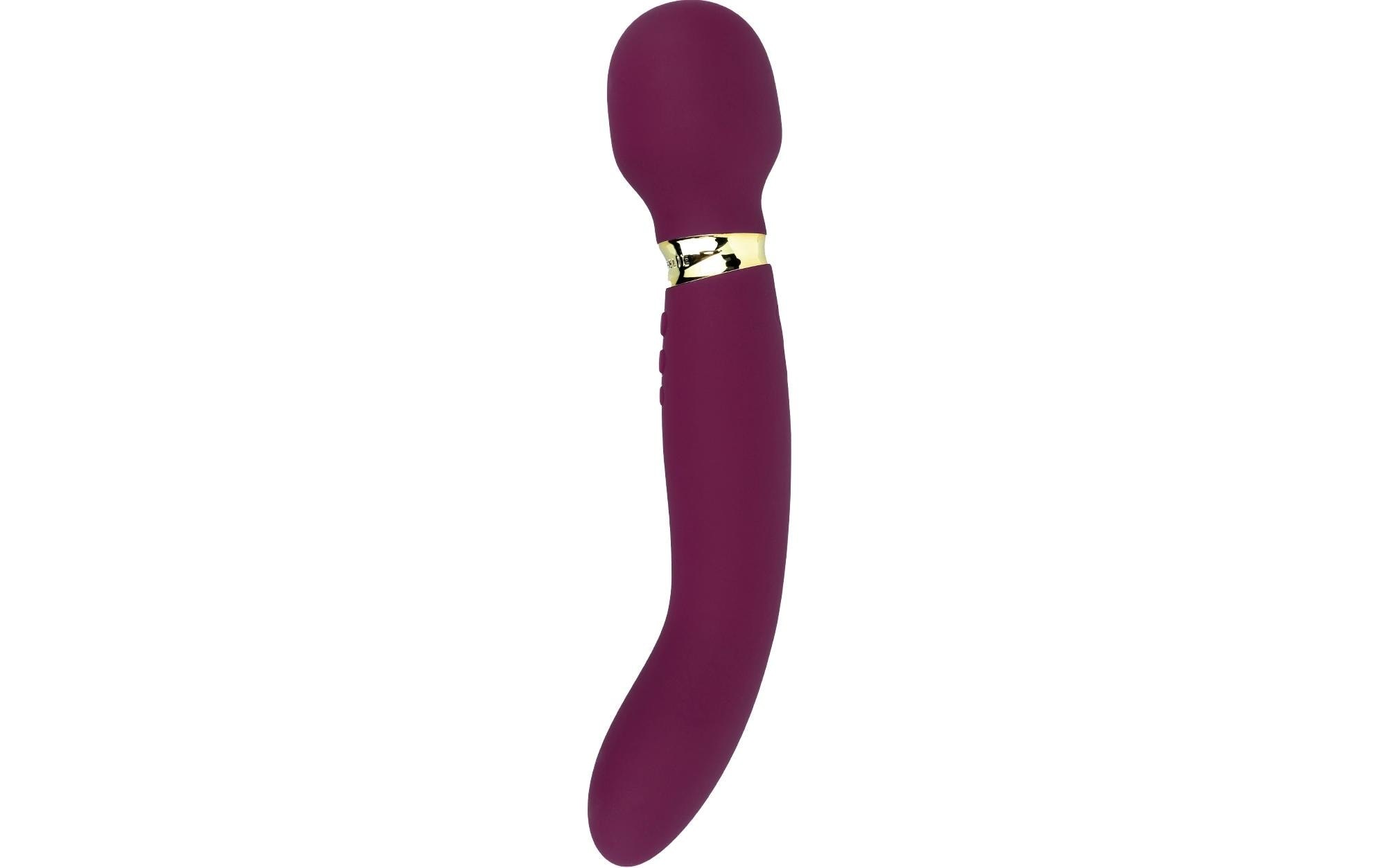 AMORELIE Vibrator »Kiss Berry« Massagestab in ergonomischer Form sorgt für Komfort