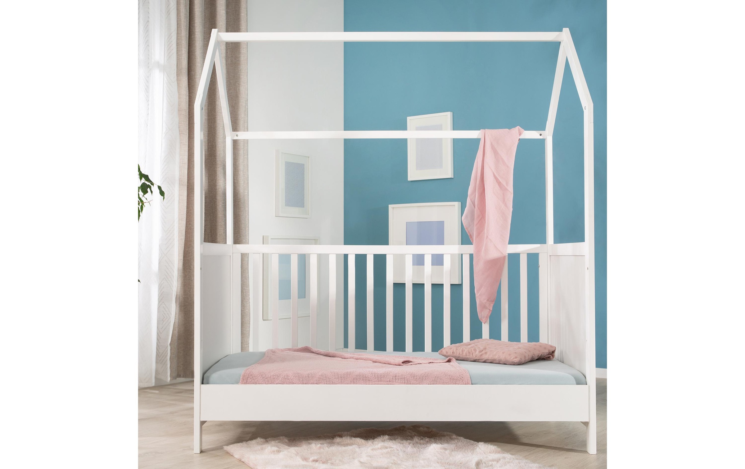 roba® Babybett »Hausbett 70x140 cm«