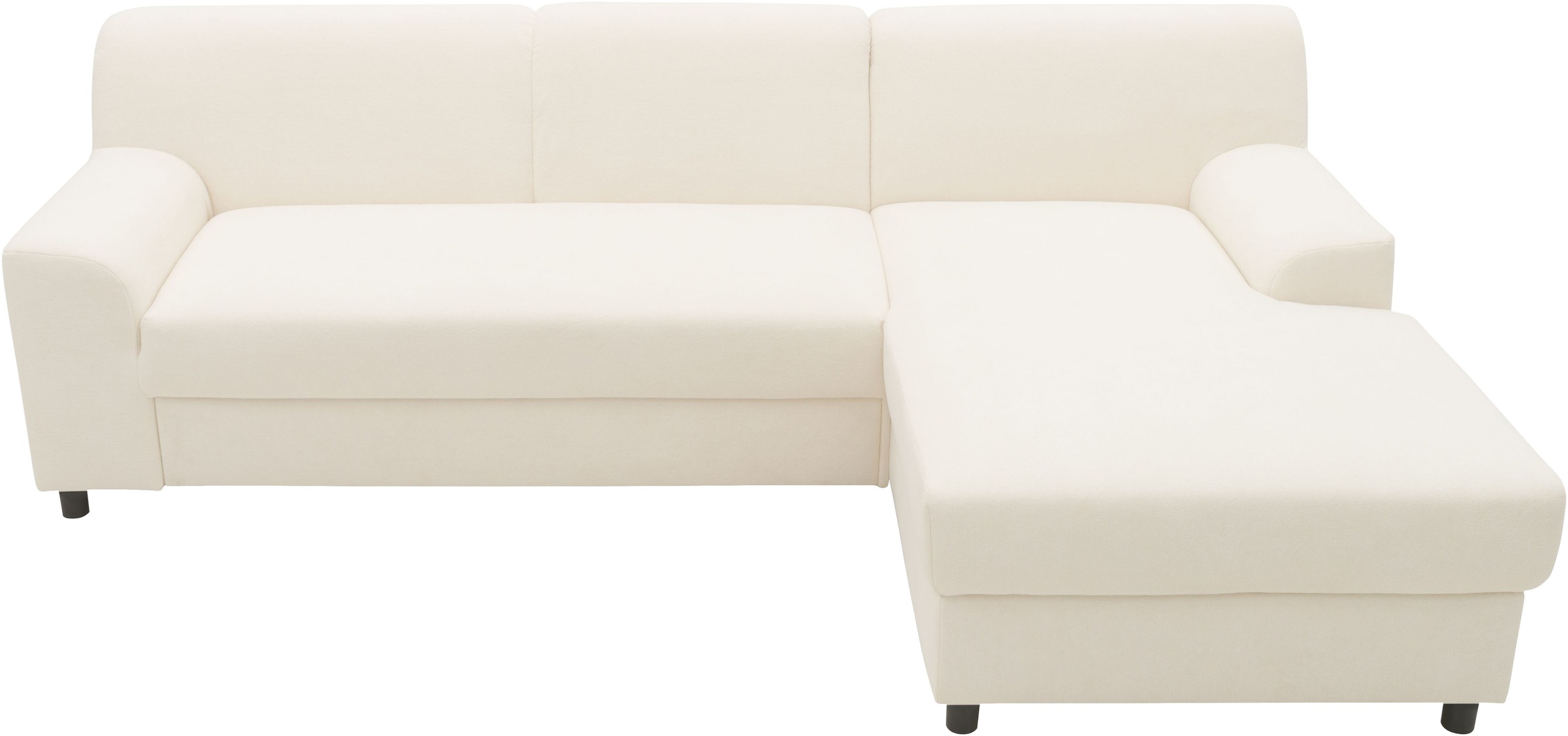 INOSIGN Ecksofa »Turah 2, L-Form, in Cord u. wasserabweisender Microfaser, Federkern«, B/T/H: 241/146/79 cm, incl. Zierkissen, wahlweise mit Bettfunktion