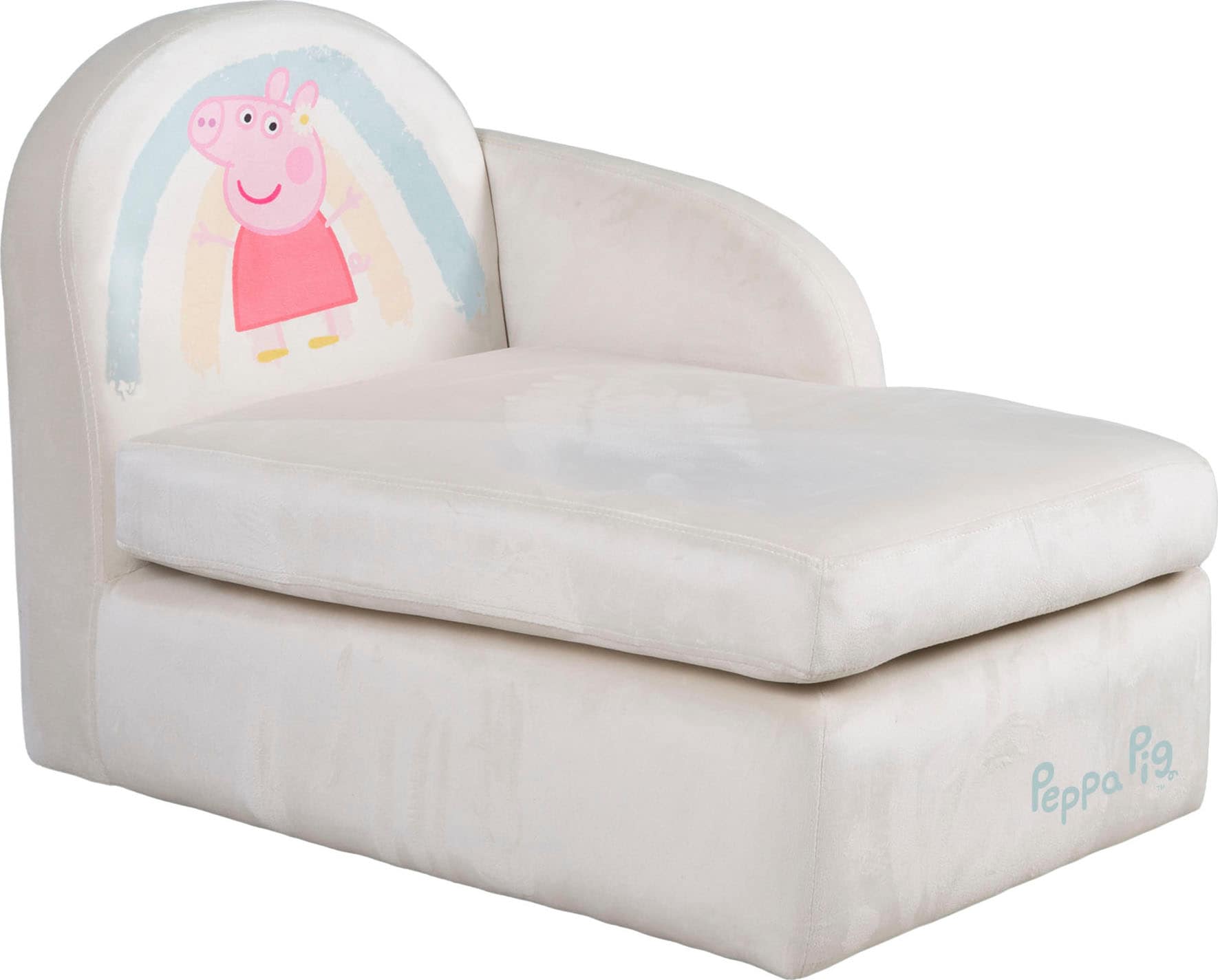 Image of roba Kindersofa "Peppa Pig" mit seitlicher Armlehne