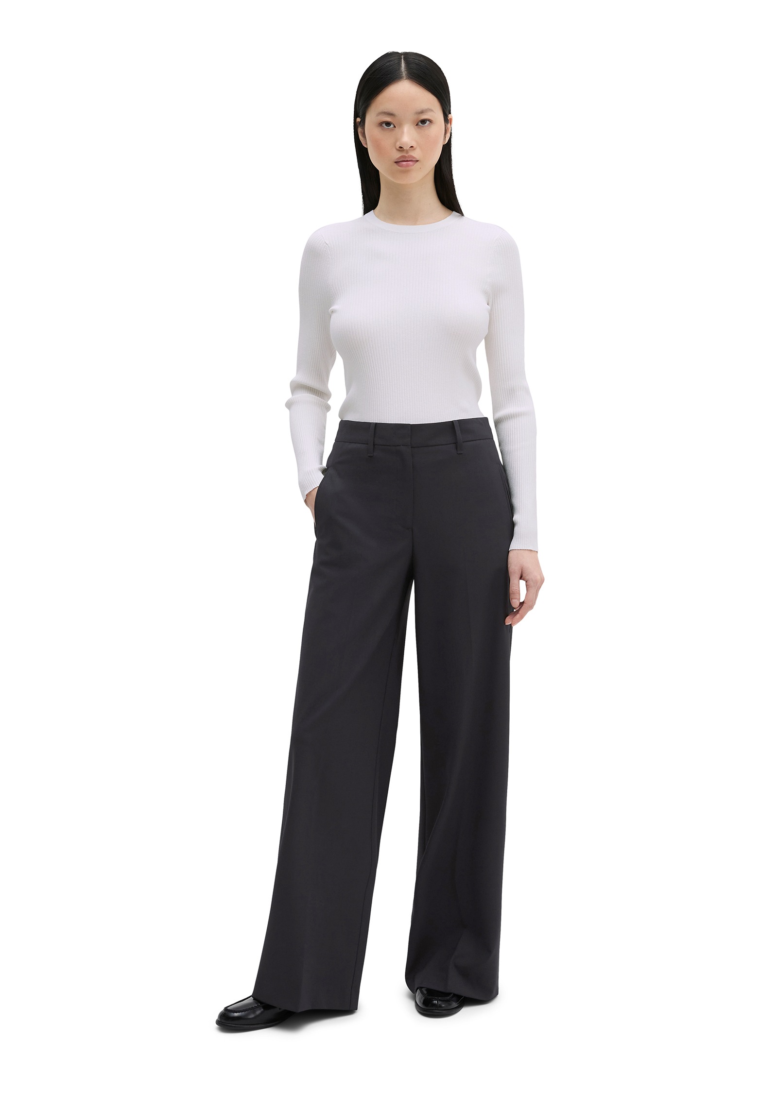 Marc O'Polo Pantalon de costume »DFB Travel Collection«  aus Wool-Stretch, normale Leibhöhe