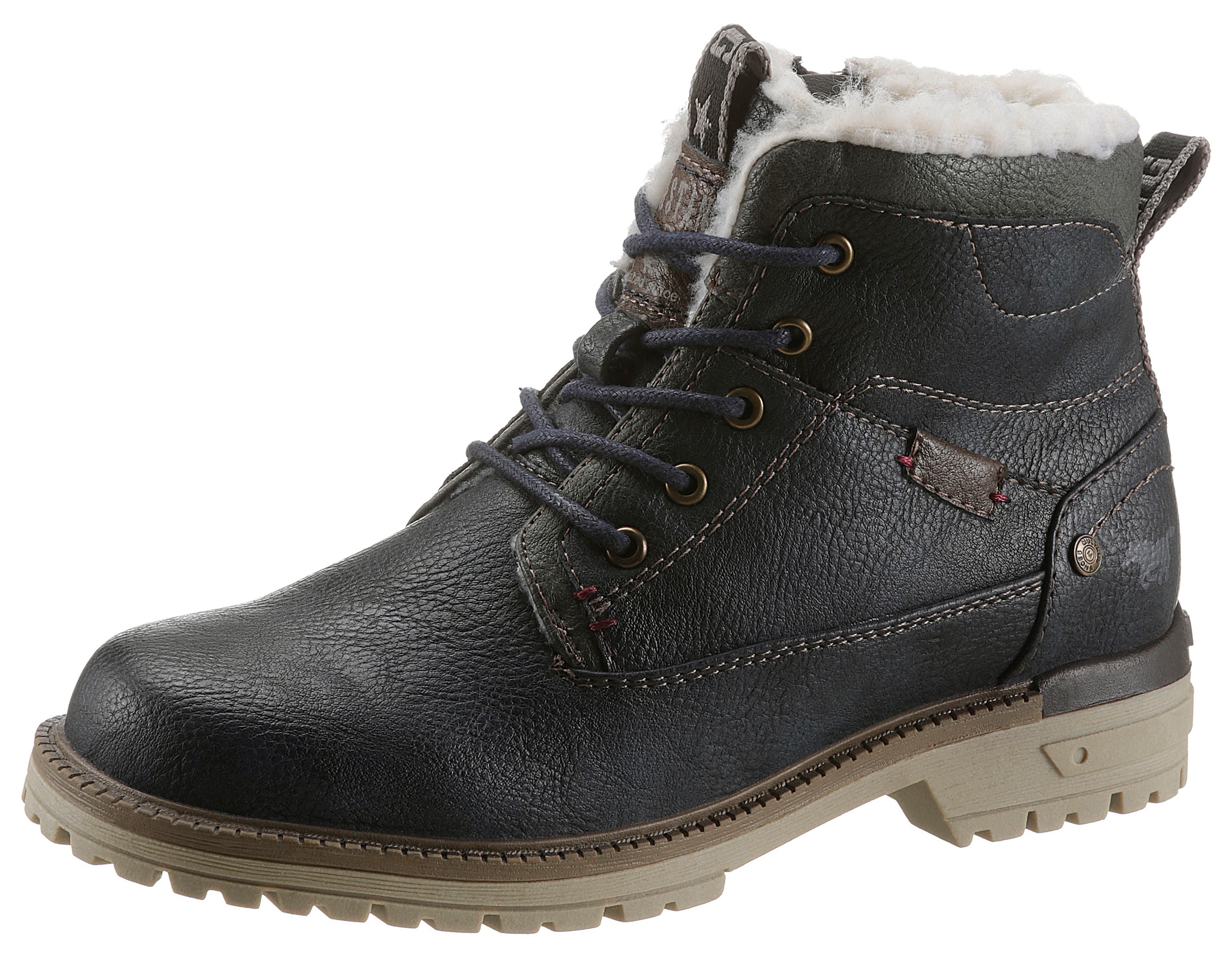 Image of Mustang Shoes Winterboots, mit Kontrastbesatz bei Ackermann Versand Schweiz