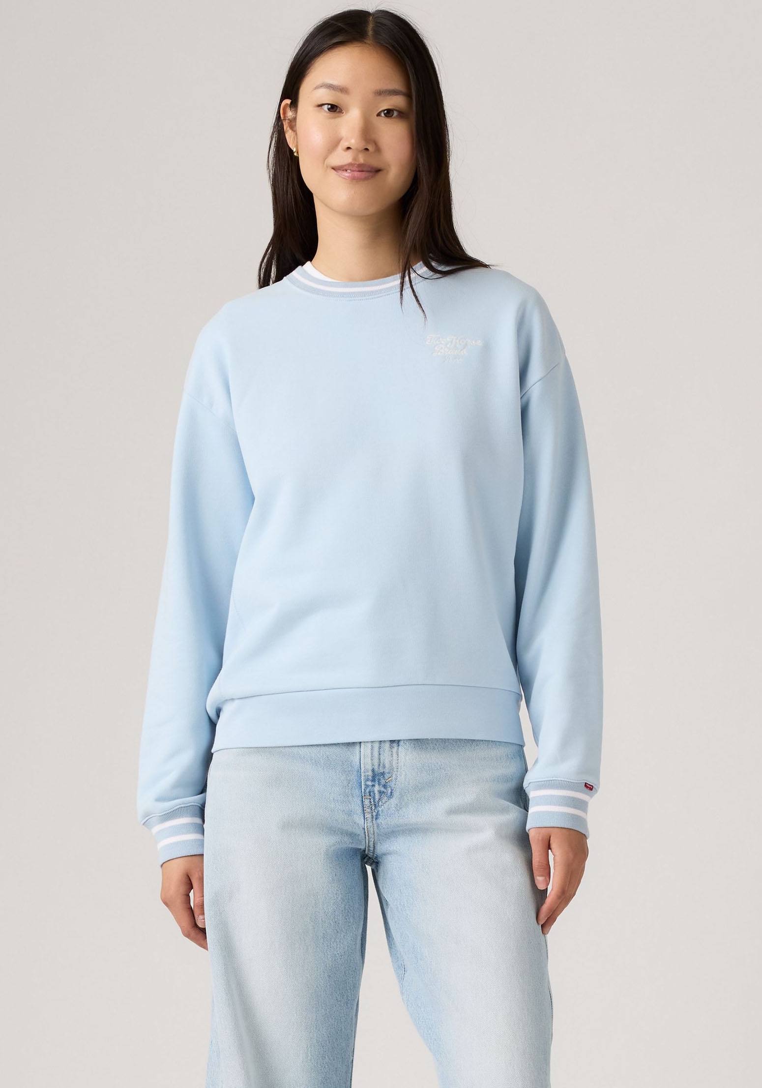 Image of Levis Sweatshirt "GR HERITAGE SPORT", mit Stickerei im Front- und Rückenbereich