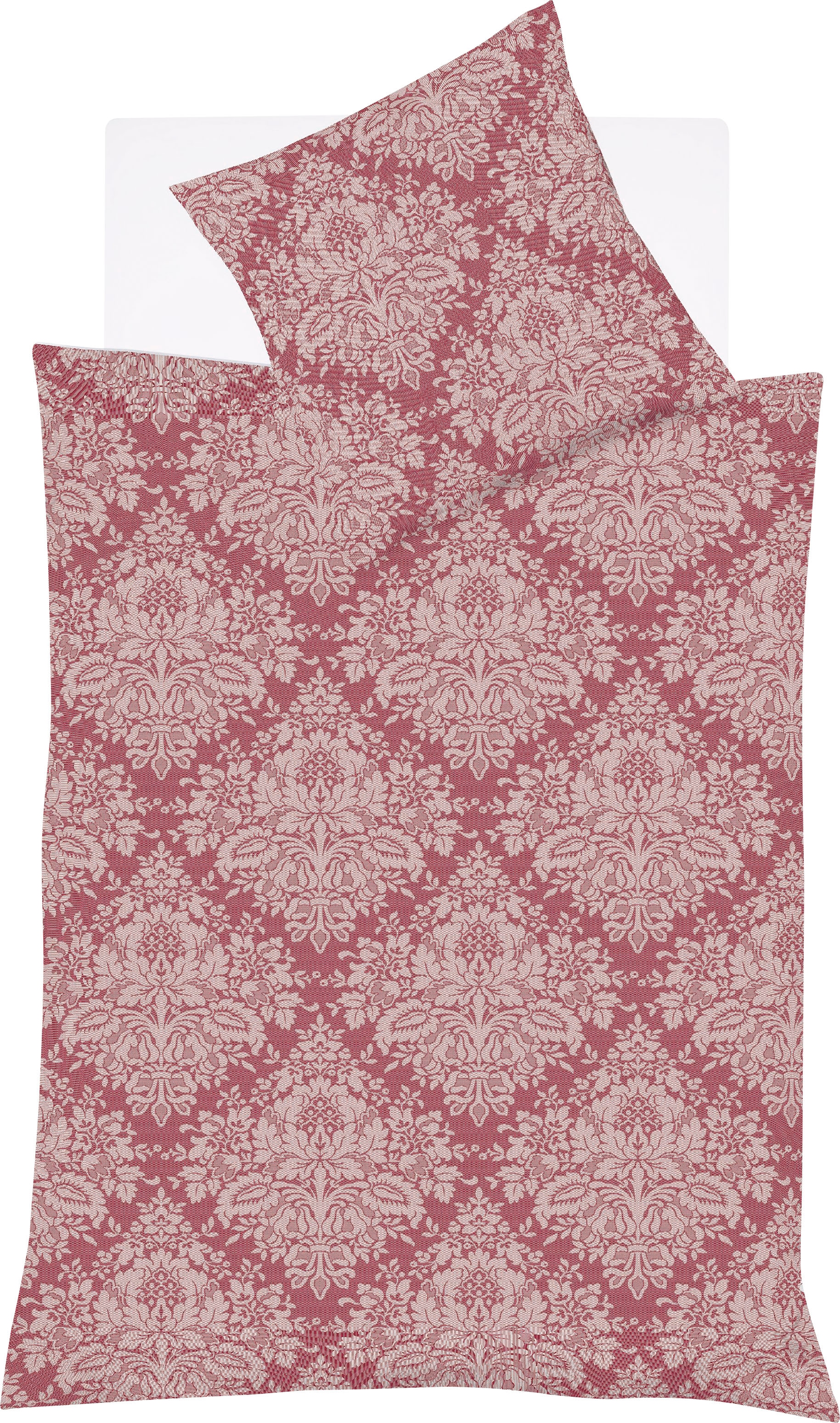 fleuresse Bettwäsche »Lech 3739«, Jacquard Flanell, Baumwolle, in Gr. 135x200, 155x220, 200x200cm