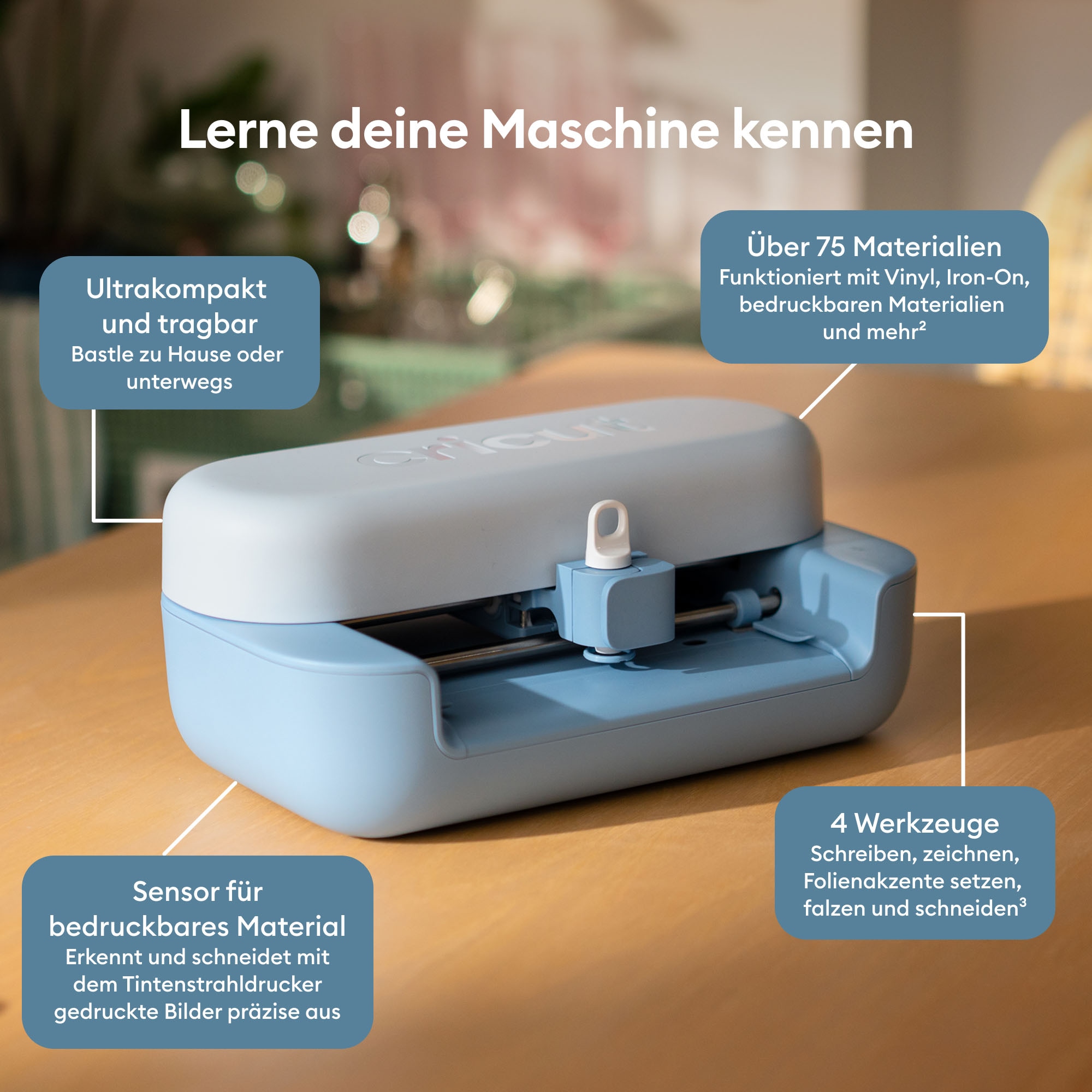 Cricut Schneideplotter »Joy™ 2 + Essential-Bundle«