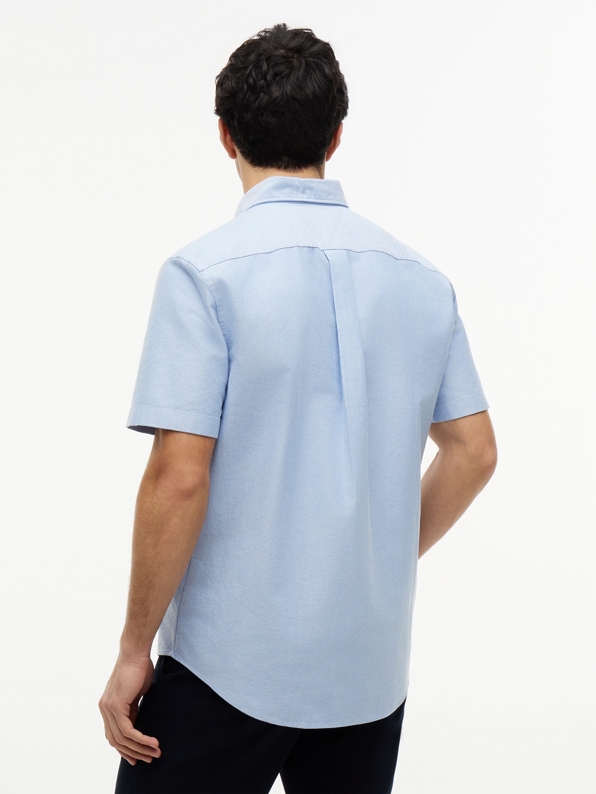 Tommy Hilfiger Chemise à manches courtes »HERITAGE OXFORD RF SHIRT S/S« avec col boutonné, coupe régulière
