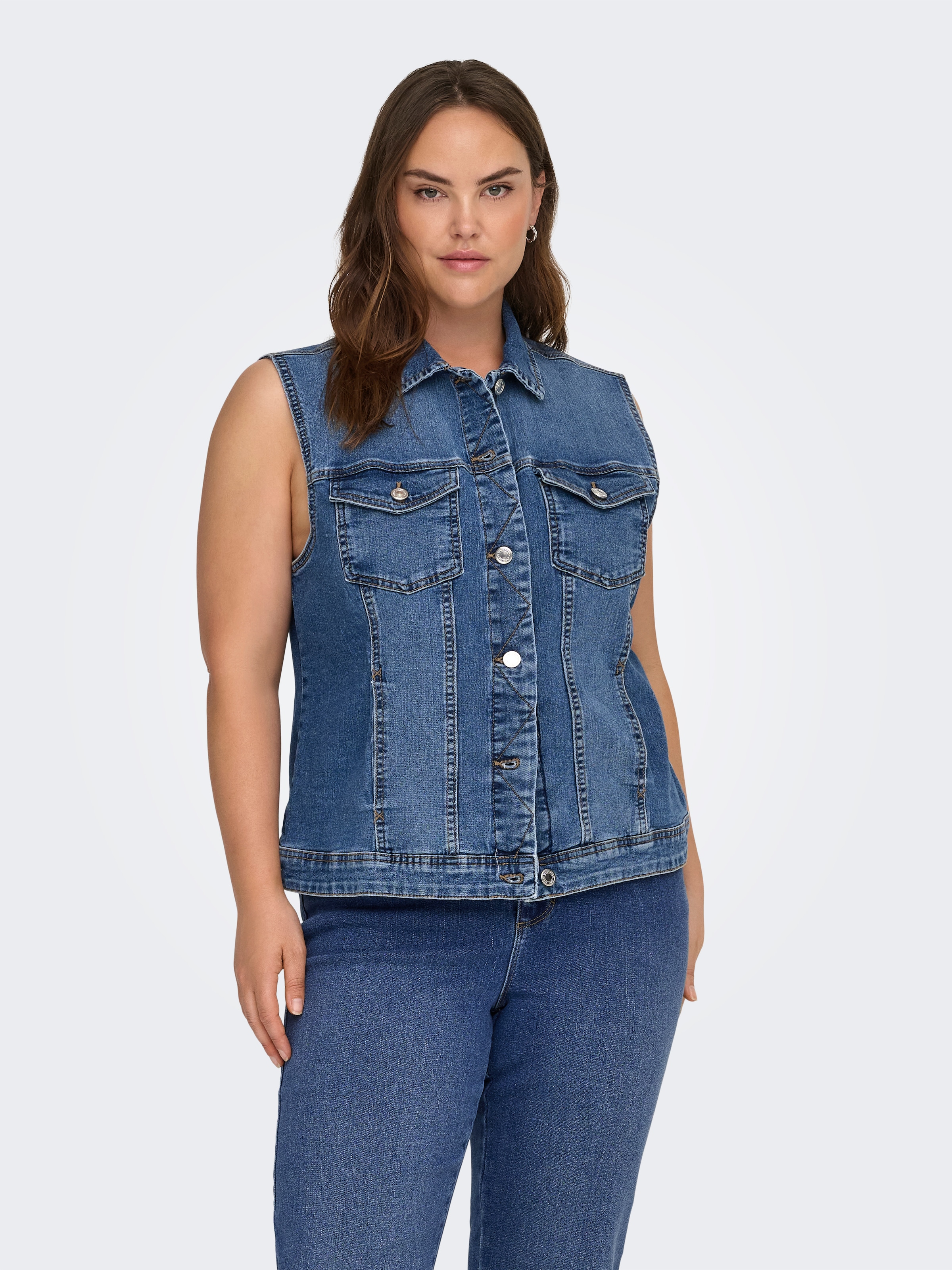 Image of ONLY CARMAKOMA Jeansweste "CARWESPA WEST DNM PIM619 NOOS"