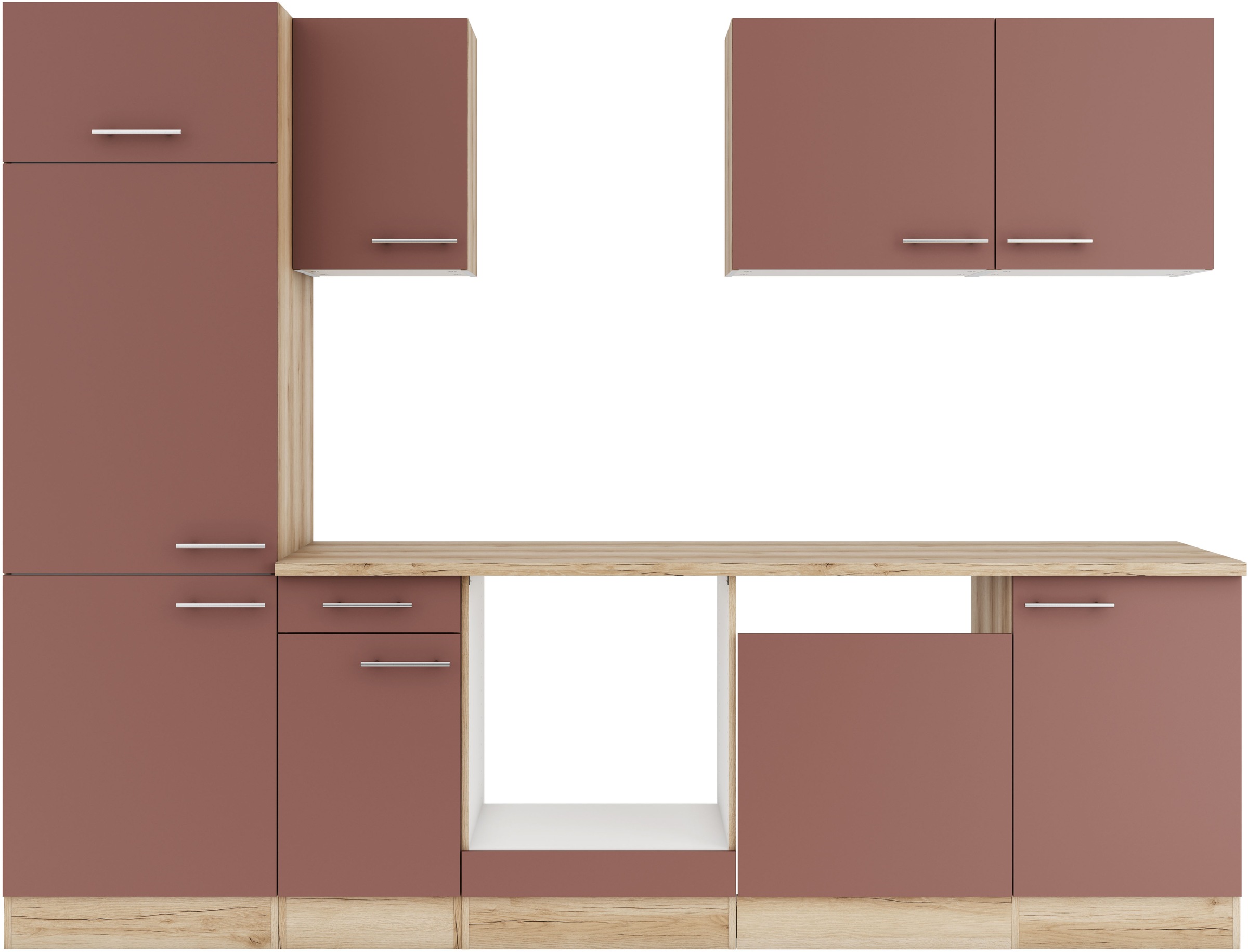 OPTIFIT Küchenzeile "Bella" Breite 270 cm, wahlweise mit E-Geräten