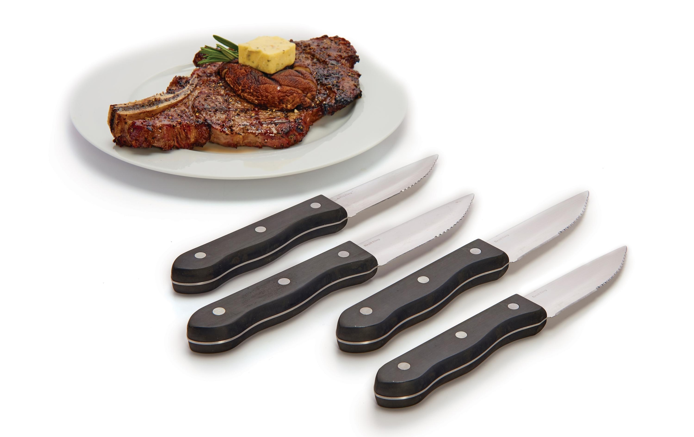 Broil King Steakmesser »Steak Messer«, (4 tlg.)