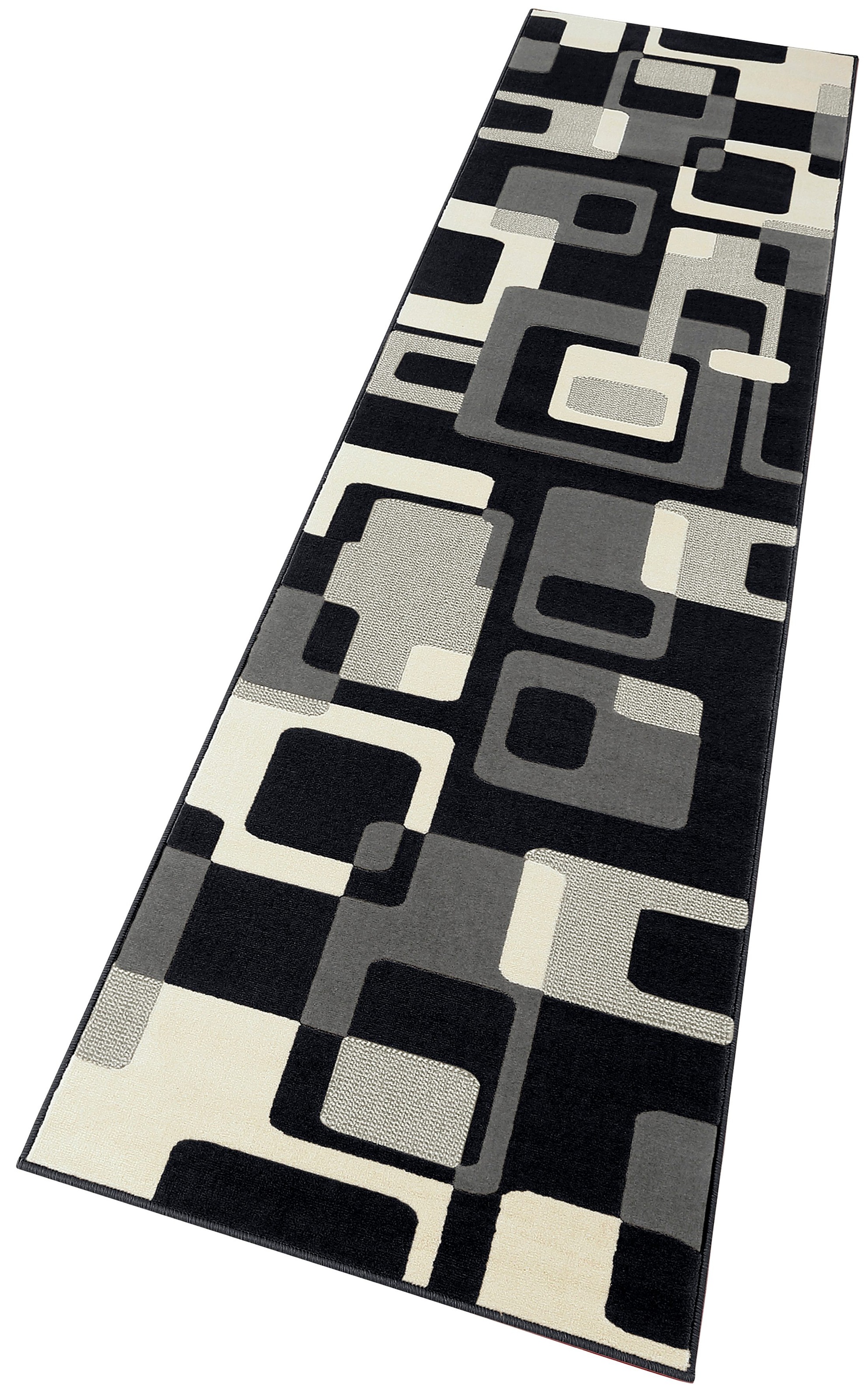 Image of HANSE Home Läufer »Retro«, rechteckig, 9 mm Höhe, Kurzflor, Grafisches Muster, Gekettelt, Wohnzimmer, Schlafzimmer, Arbeitszimmer, Robust, Pflegeleicht bei Ackermann Versand Schweiz