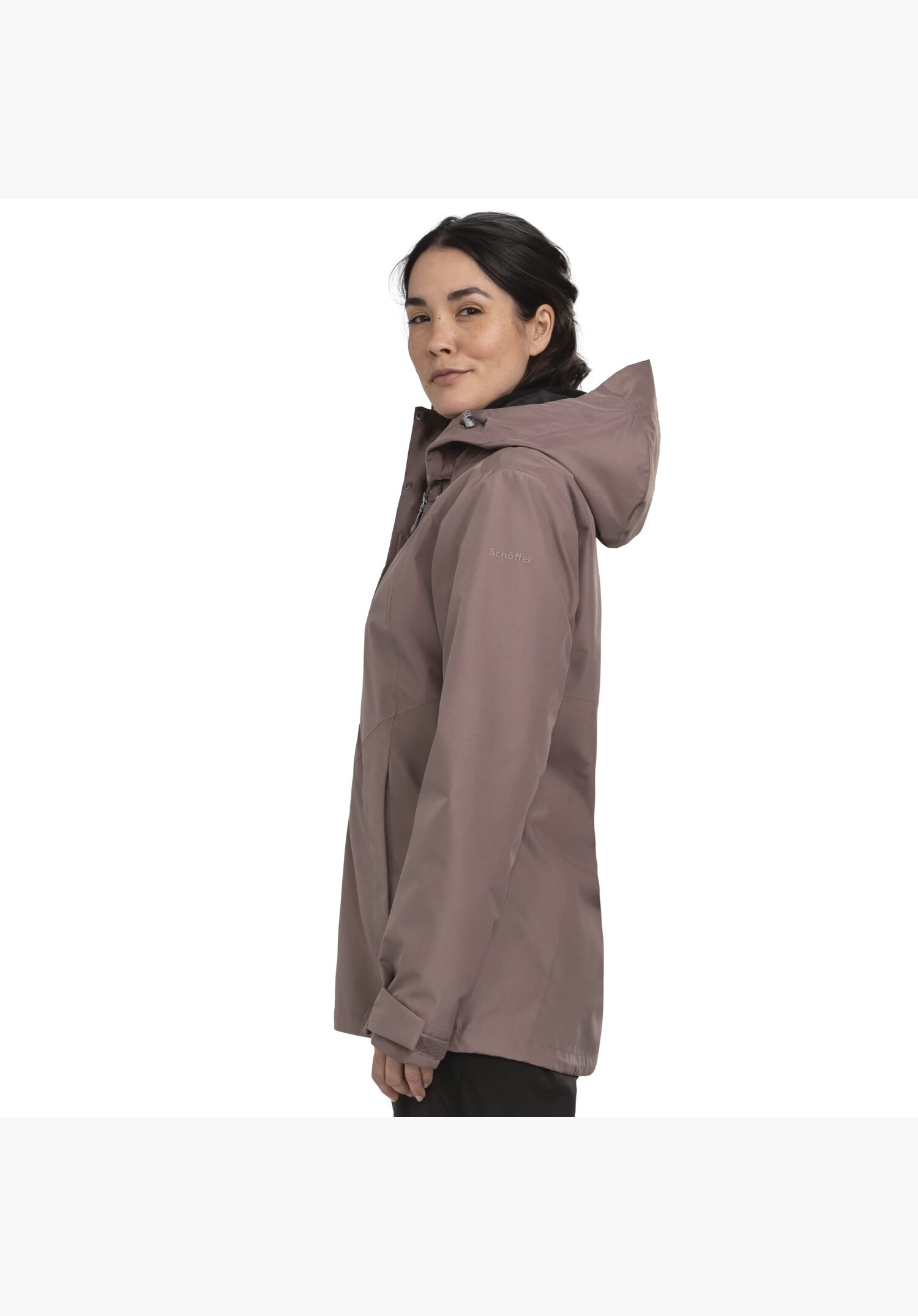 Schöffel Veste fonctionnelle 3 en 1 »3in1 Jacket Style Okere WMS« 2 cuis tlg. mit Kapuze Wasserdicht, winddicht, atmungsaktiv Übergangsjacke