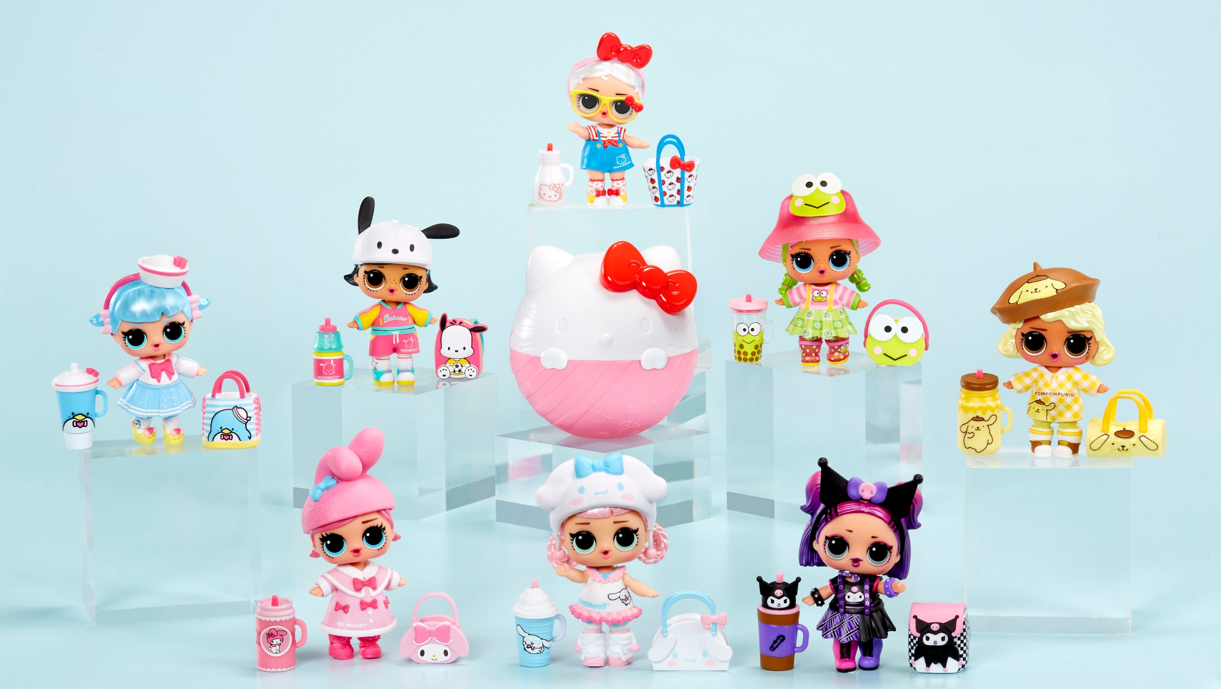 L.O.L. SURPRISE! Anziehpuppe »L.O.L. Surprise Loves Hello Kitty & Friends Tots Core Characters« sortierte Lieferung