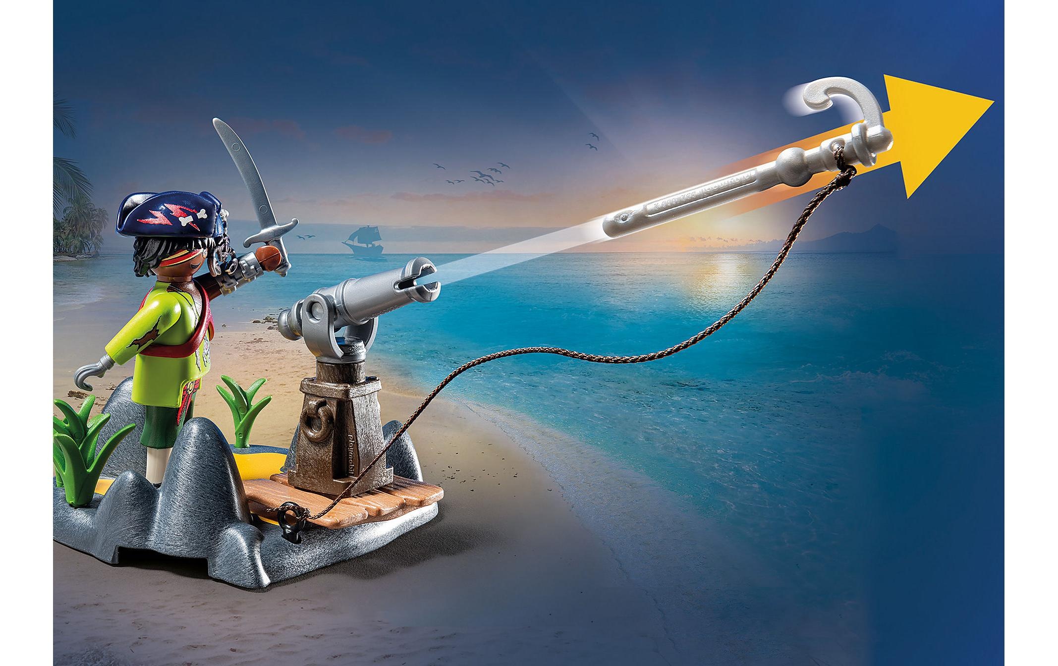 Playmobil® Spielbausteine »Pirates Kampf gegen die Riesenkrabbe 71532«, (26 St.)