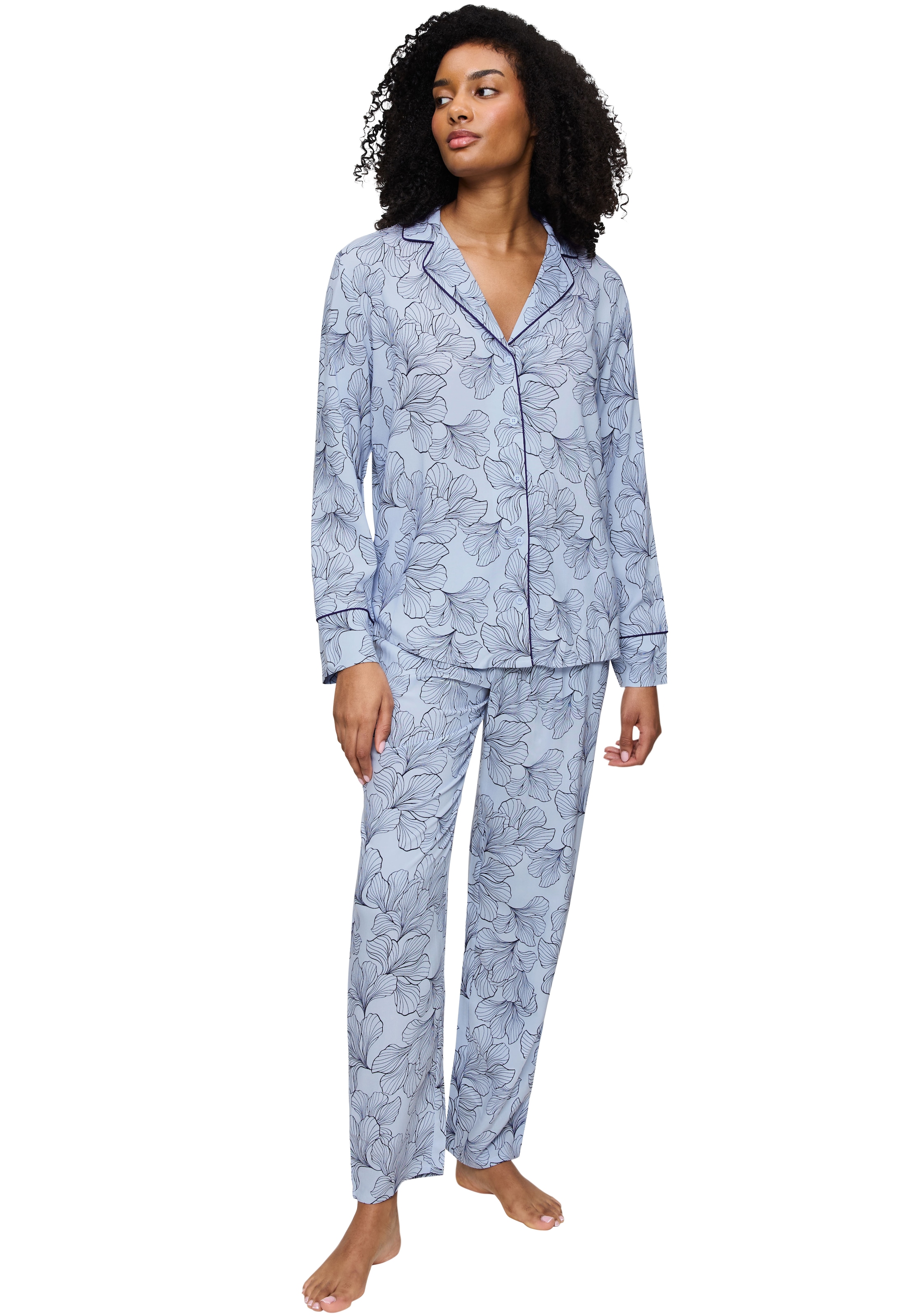 Image of Triumph Pyjama "Boyfriend Fit PW 03" 2 tlg. bequem und stilvoll