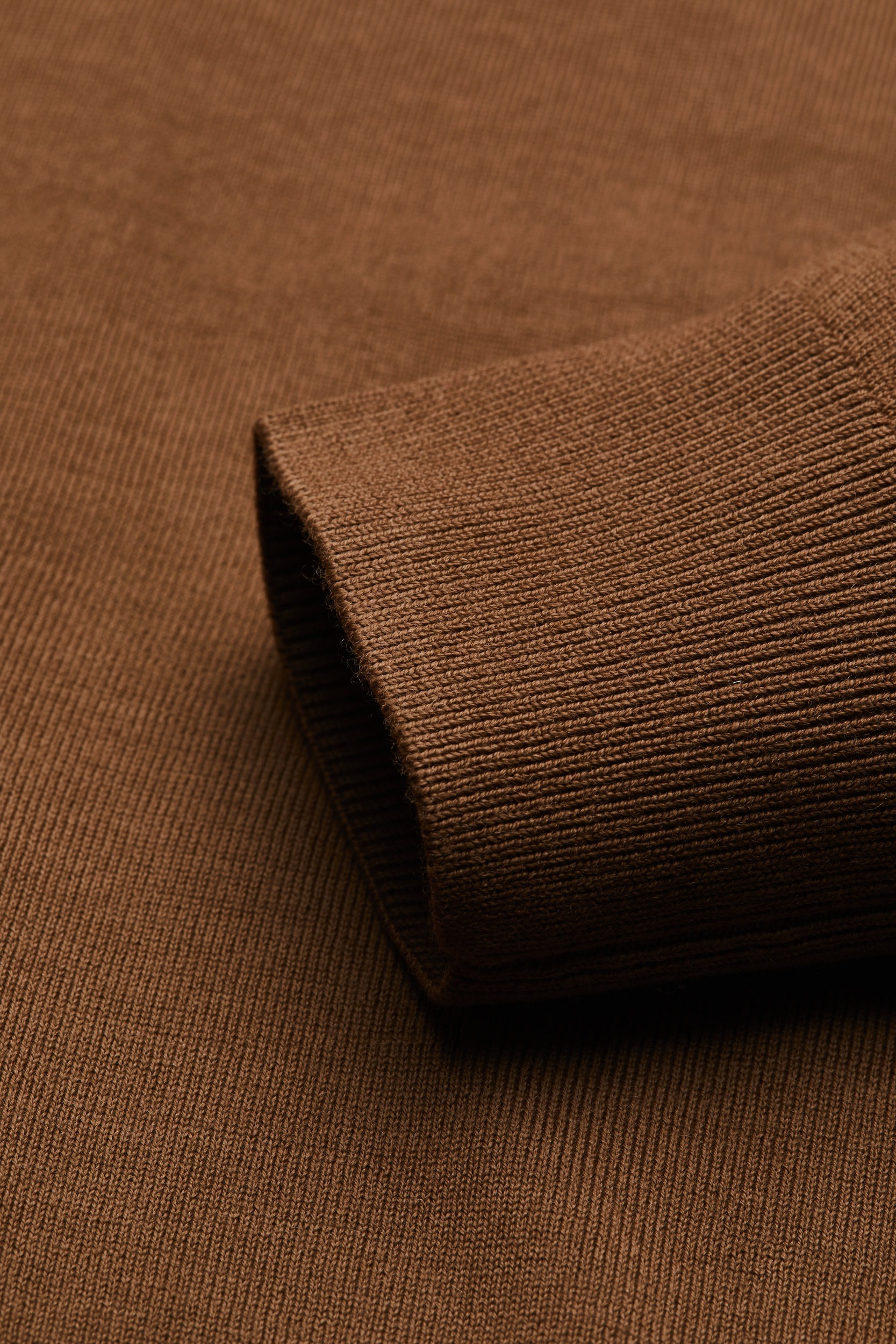 bugatti Pull à col roulé aus 100 % Merinowolle