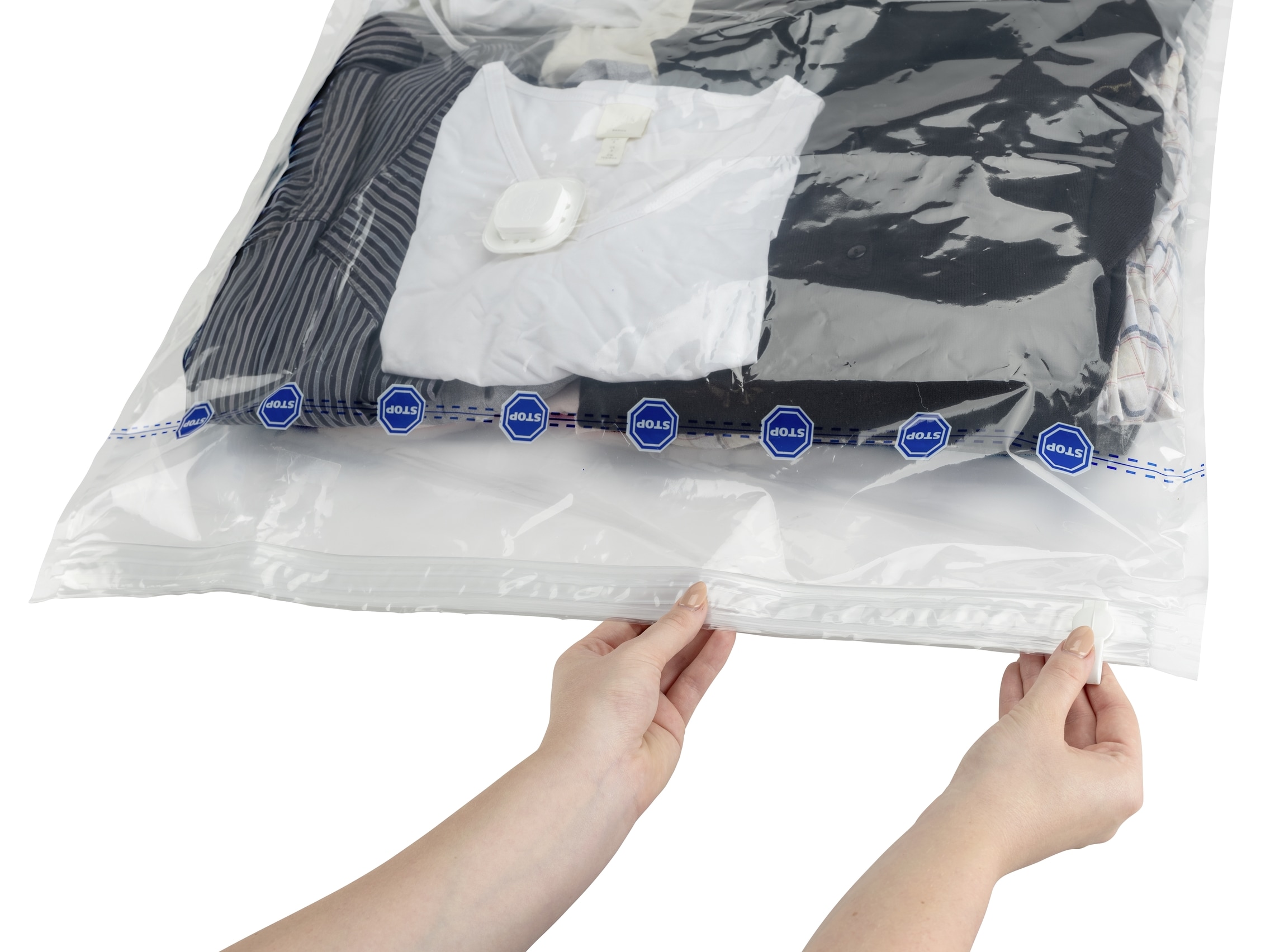 WENKO Vakuumierbeutel »Vakuum Jumbo Cube XXL« extra grosser Vakuumbeutel für Kleidung, Gartenpolster & Bettdecken