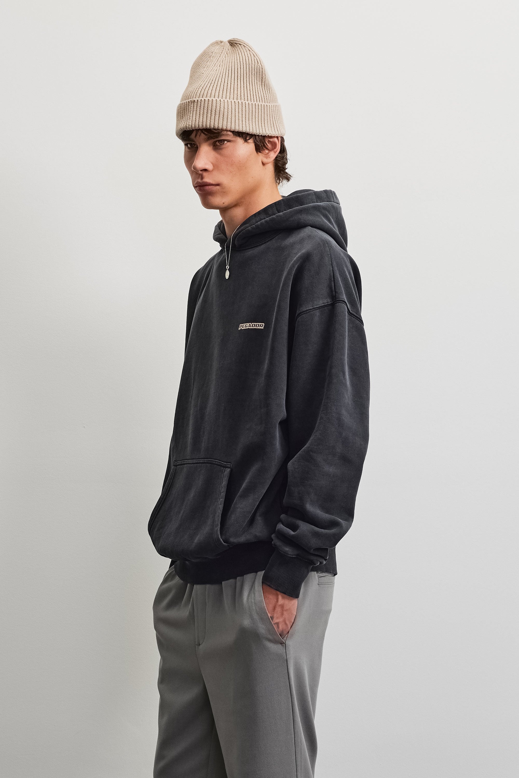 PEGADOR Sweat à capuche »Binibeca Oversized Hoodie«, mélange de coton, oversize
