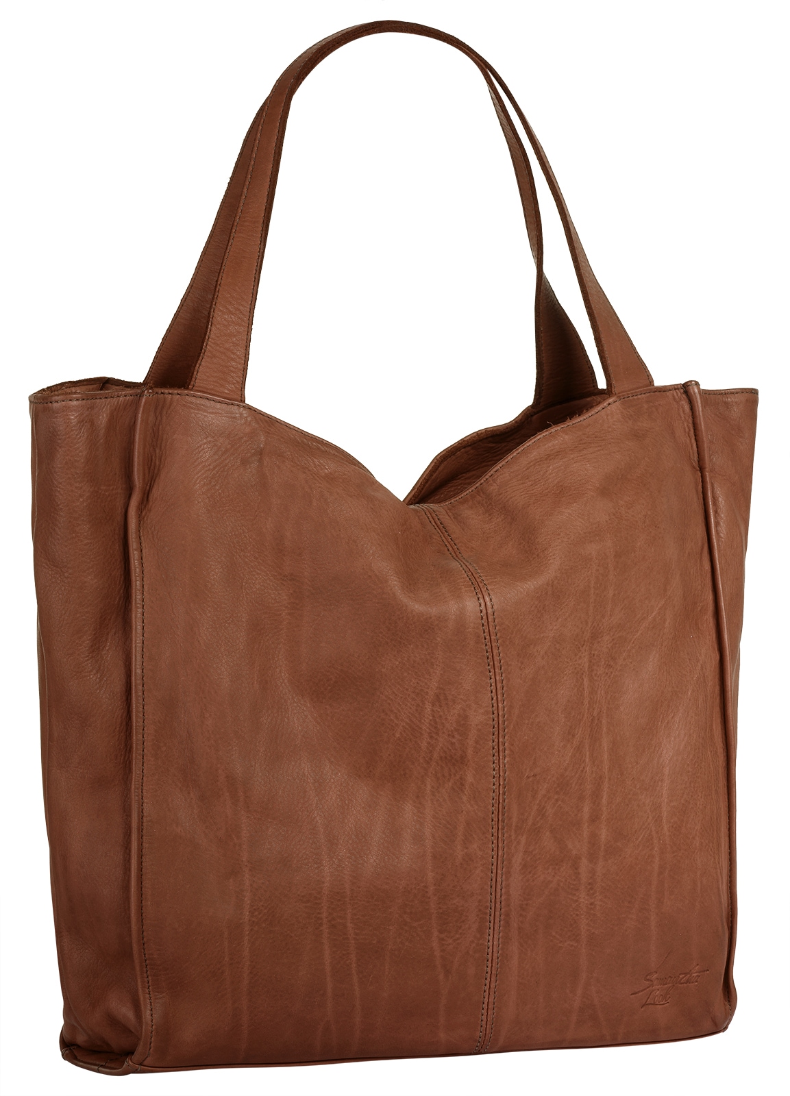 Samantha Look Shopper echt Leder, Made in Italy