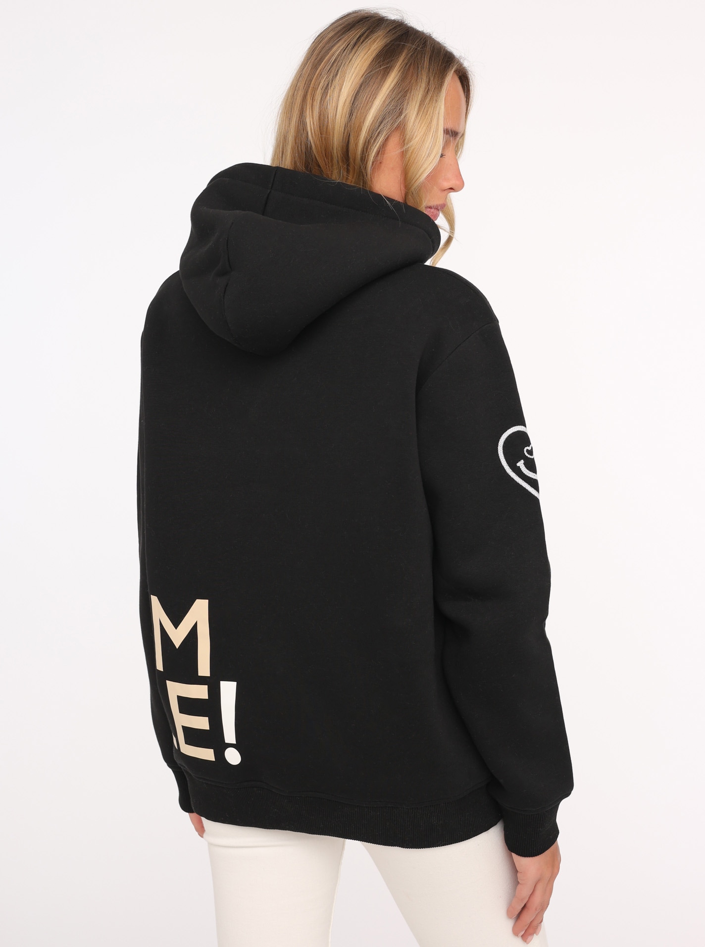 Zwillingsherz Hoodie »"Alissa"«, mit SMILE Print